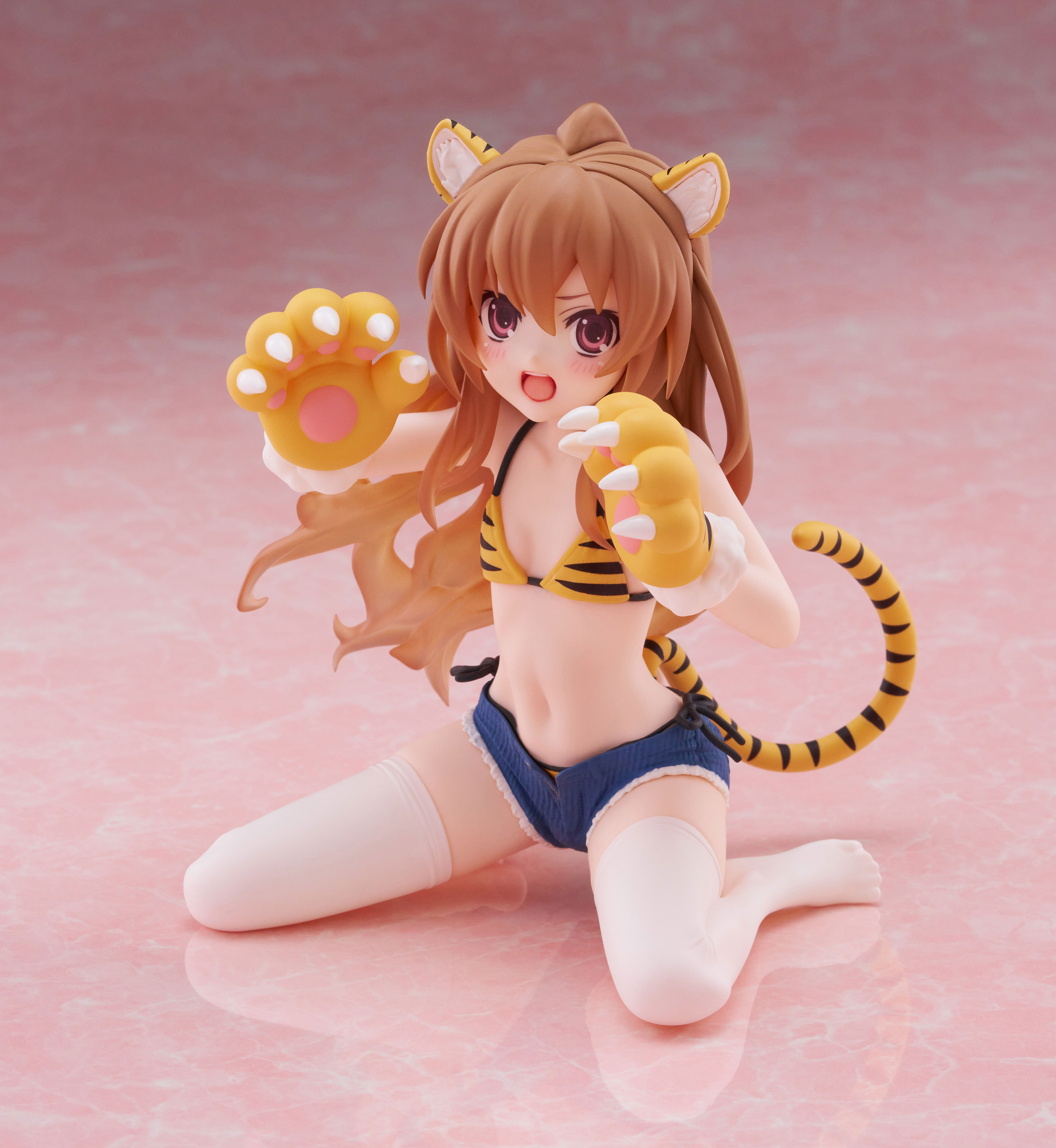 Toradora! Desktop Cute Taiga Aisaka (Tiger Costume Swimwear Ver.) Figure Gallery Image 7