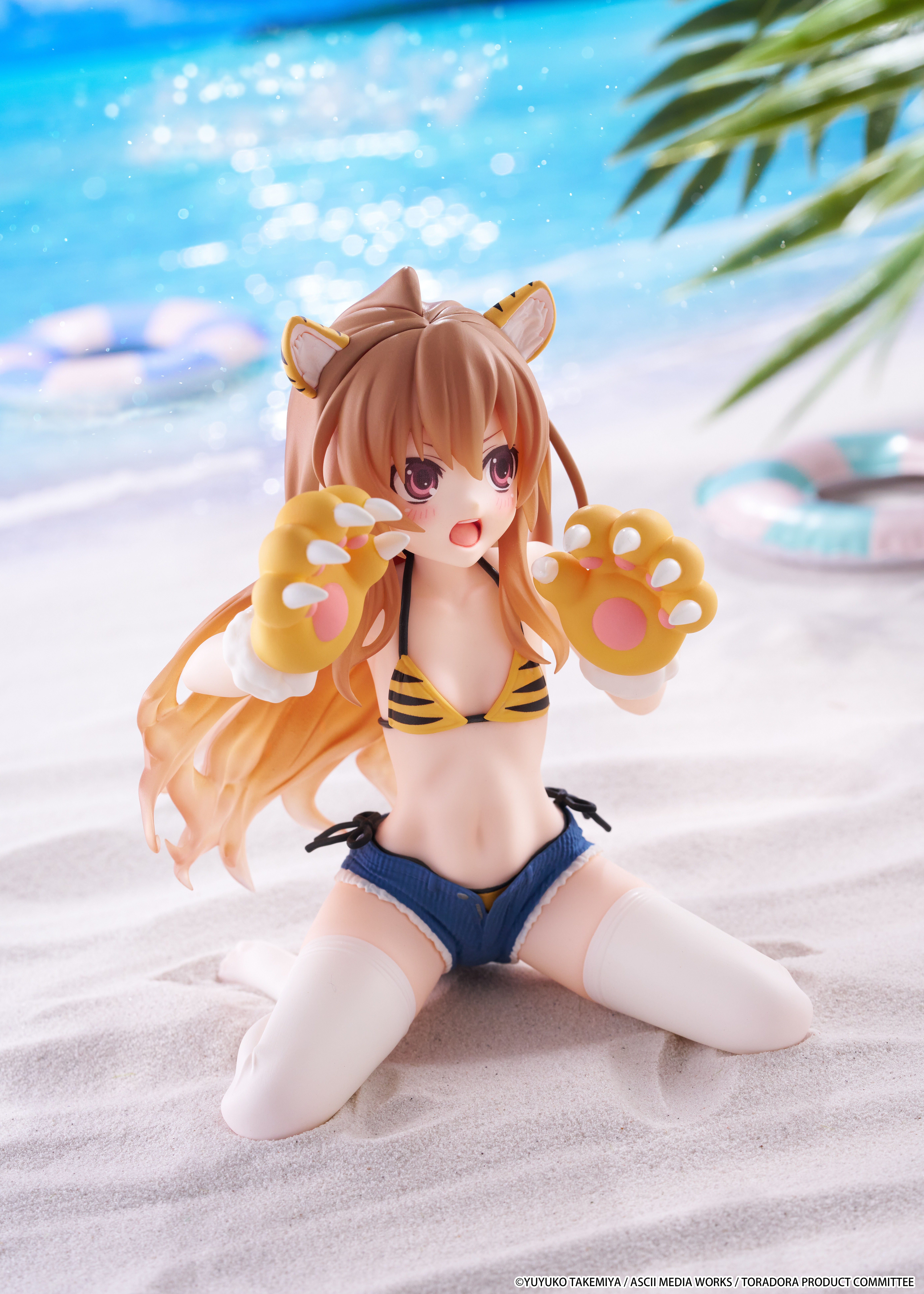 Toradora! Desktop Cute Taiga Aisaka (Tiger Costume Swimwear Ver.) Figure Gallery Image 5
