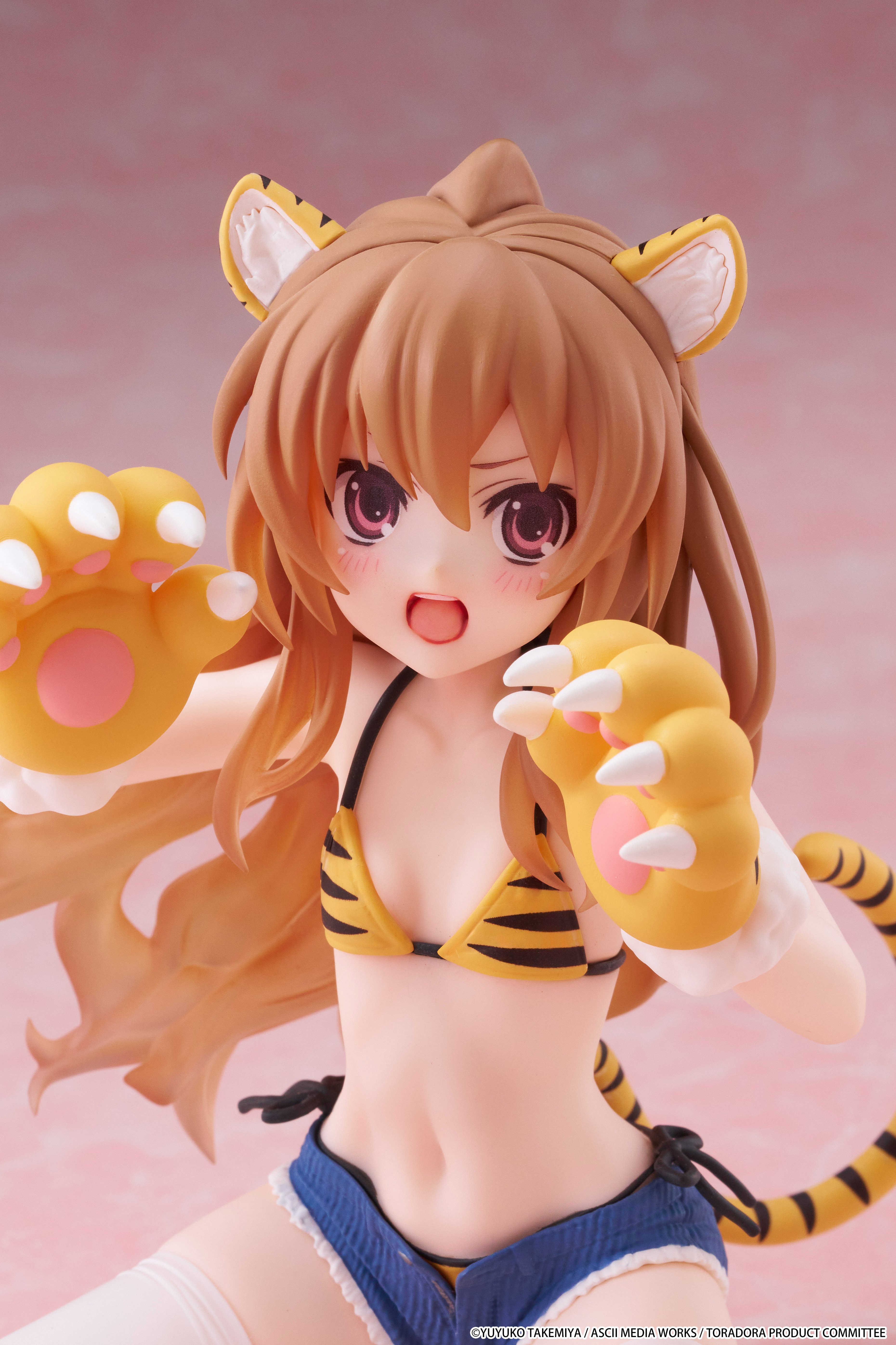 Toradora! Desktop Cute Taiga Aisaka (Tiger Costume Swimwear Ver.) Figure Gallery Image 14
