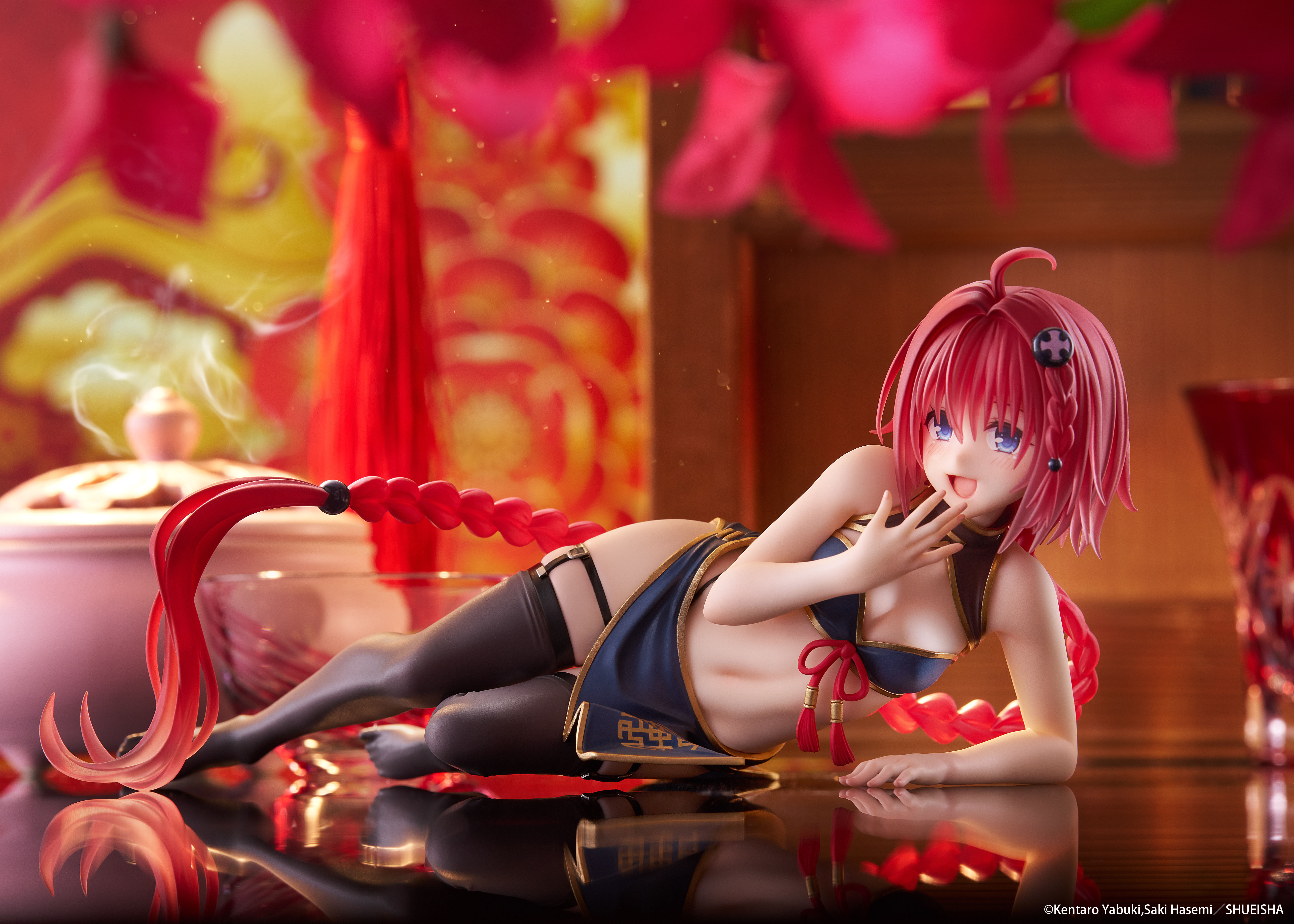 To Love-Ru Darkness Desktop Cute Mea Kurosaki (Chinese Dress Ver.) Figure Gallery Image 4