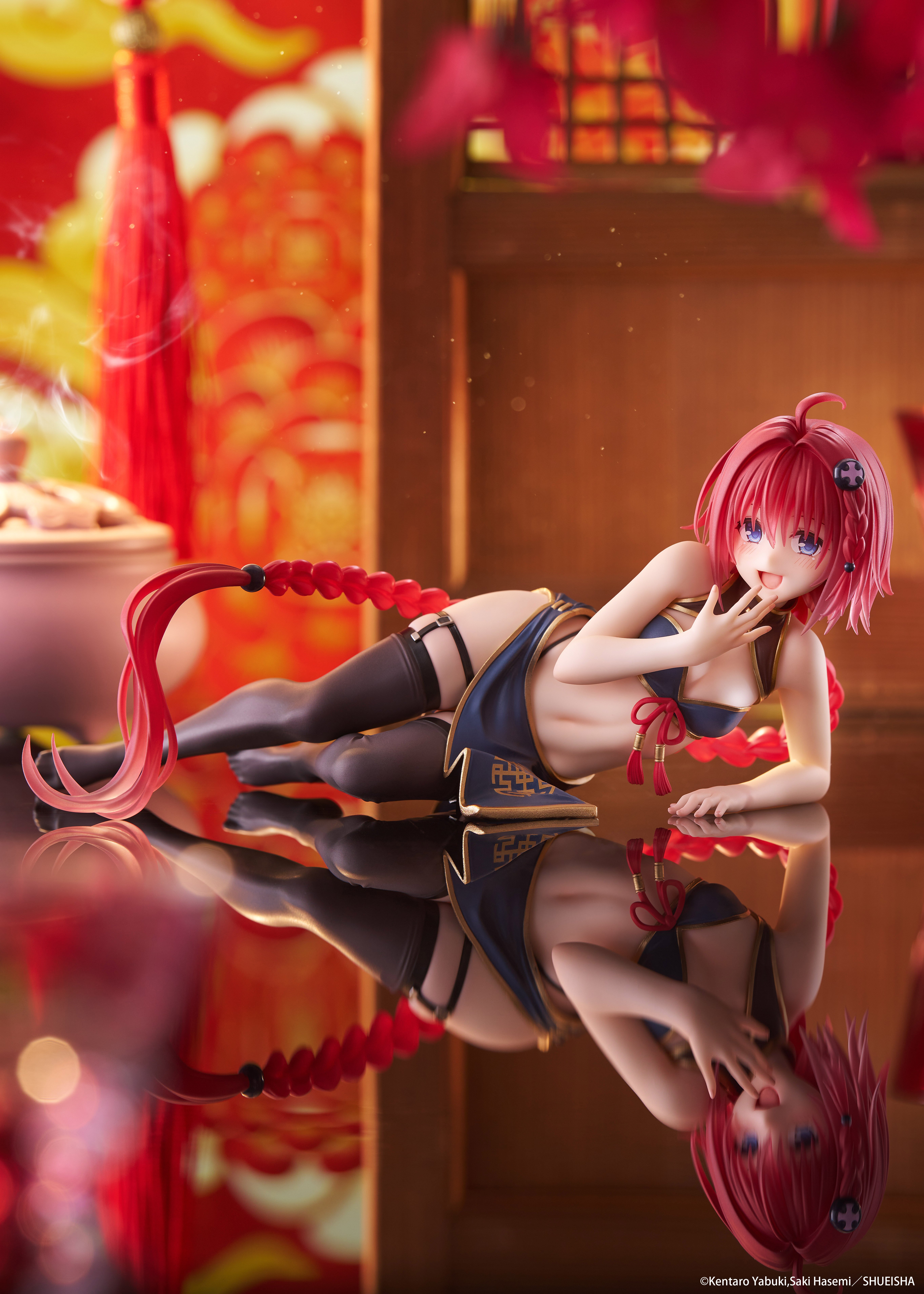 To Love-Ru Darkness Desktop Cute Mea Kurosaki (Chinese Dress Ver.) Figure Gallery Image 3