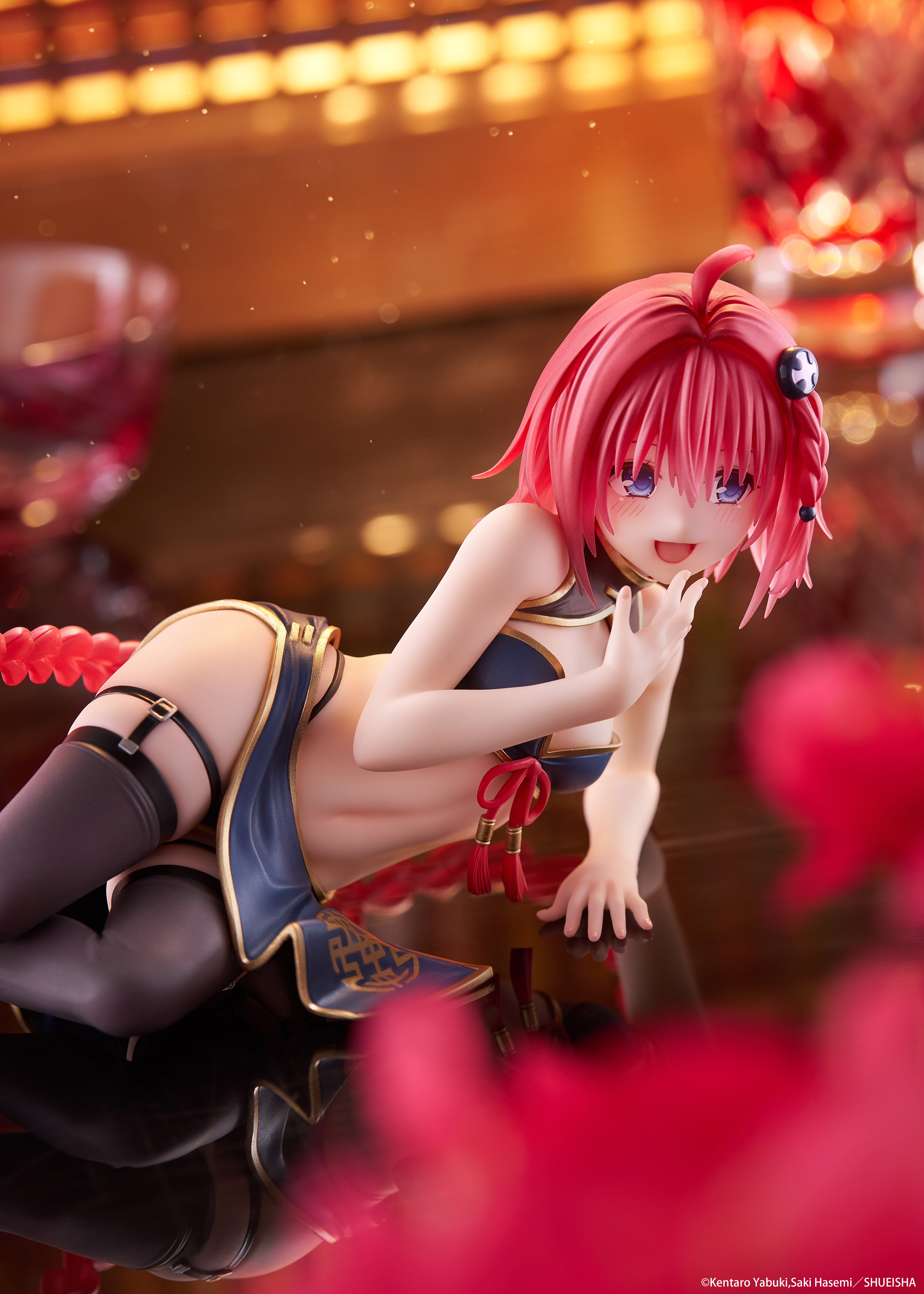To Love-Ru Darkness Desktop Cute Mea Kurosaki (Chinese Dress Ver.) Figure Gallery Image 5