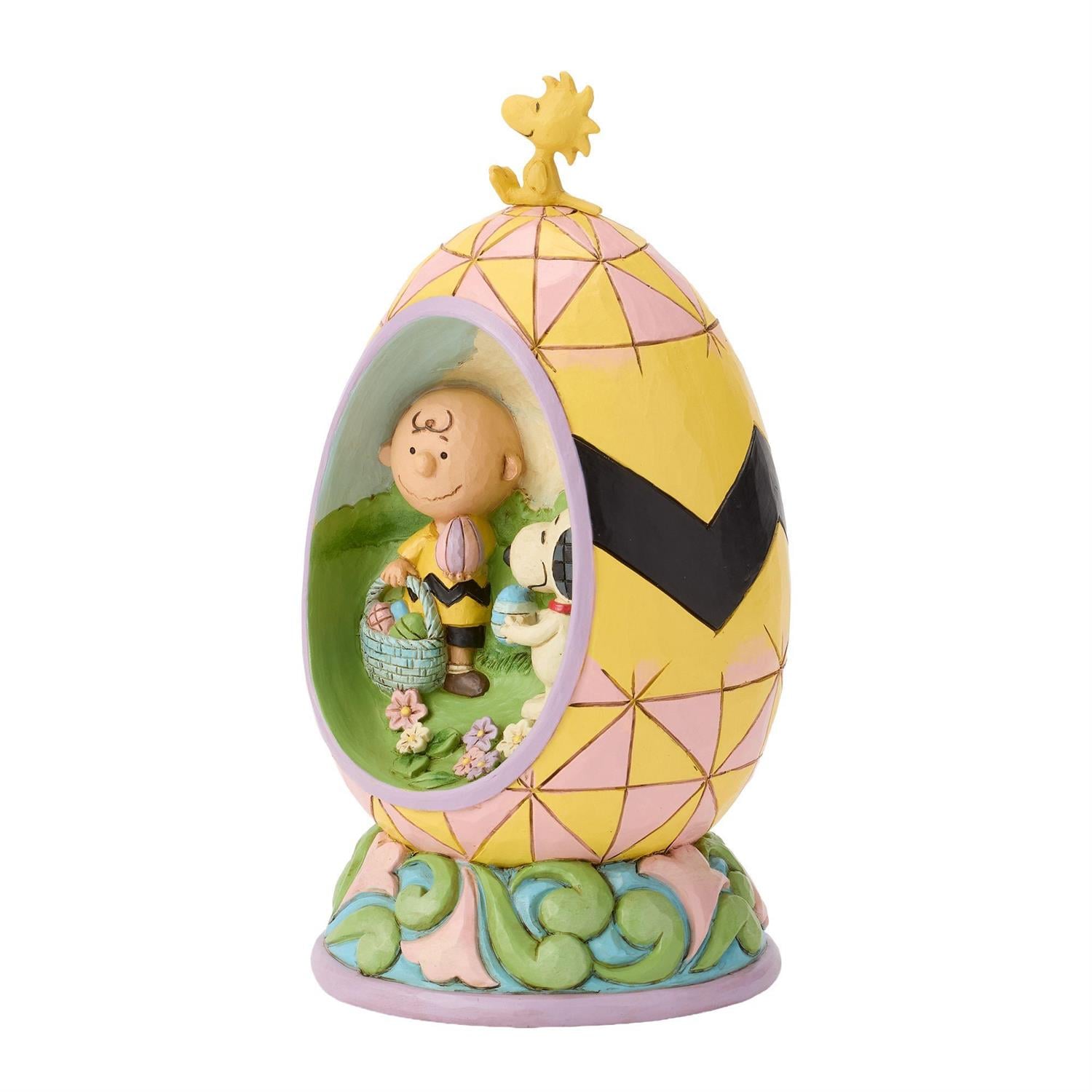 Peanuts Snoopy and Charlie Brown Egg Diorama Figurine (Jim Shore) Gallery Image 6