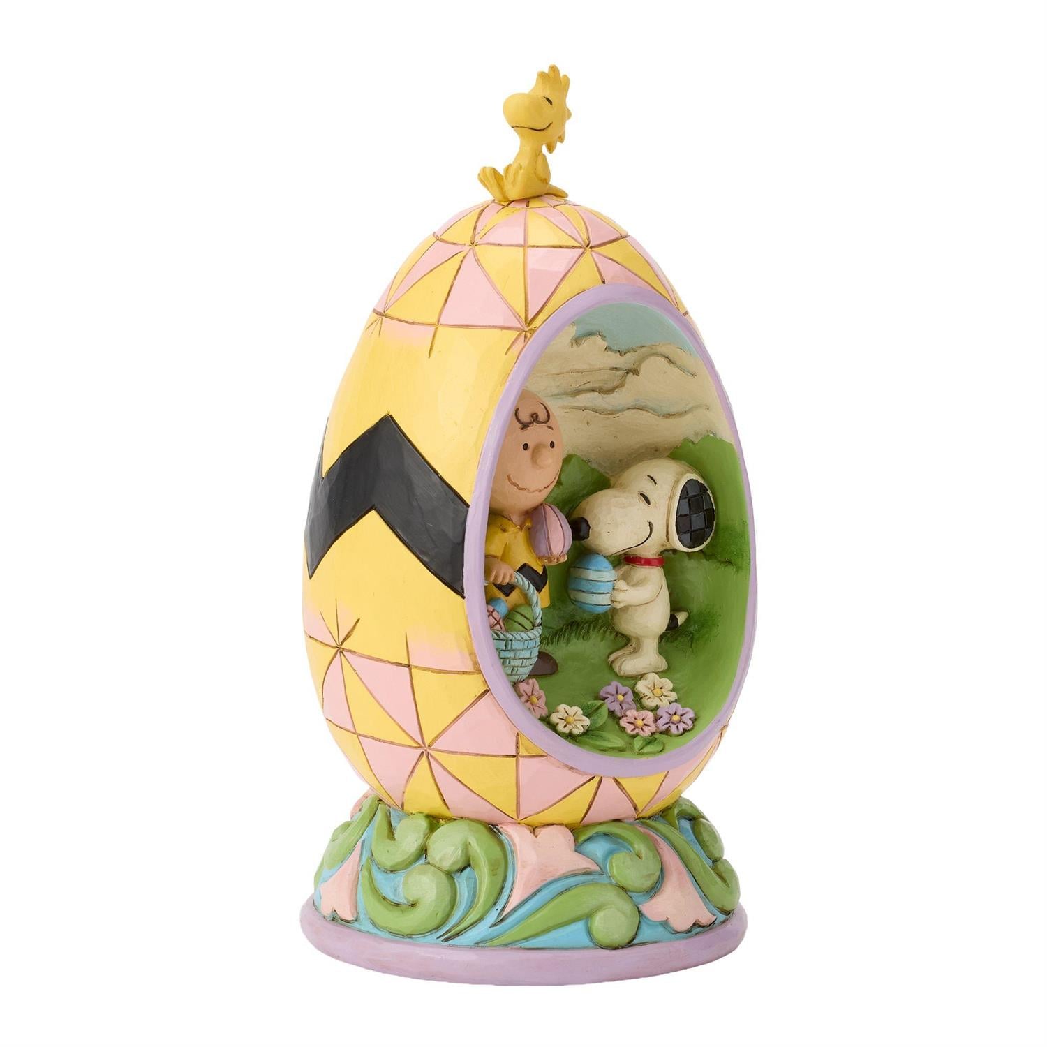 Peanuts Snoopy and Charlie Brown Egg Diorama Figurine (Jim Shore) Gallery Image 4