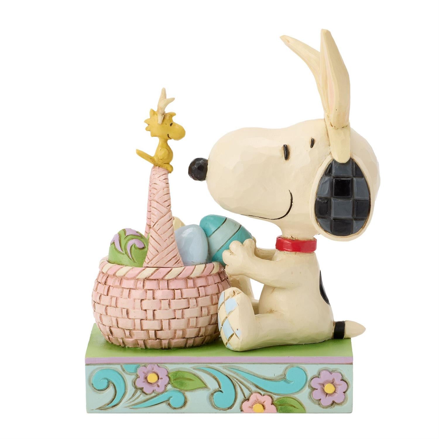 Peanuts Snoopy with Basket of Easter Eggs Figurine (Jim Shore) Gallery Image 3