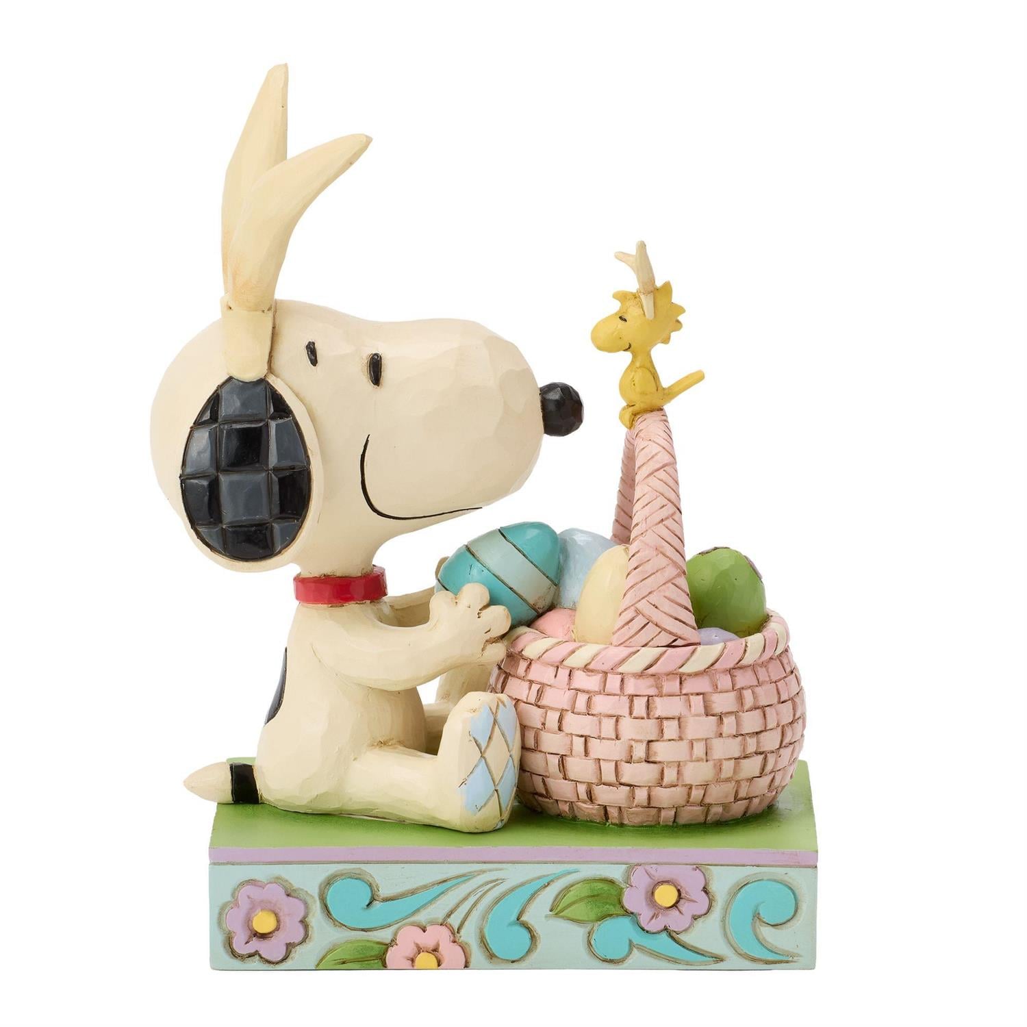 Peanuts Snoopy with Basket of Easter Eggs Figurine (Jim Shore) Gallery Image 7