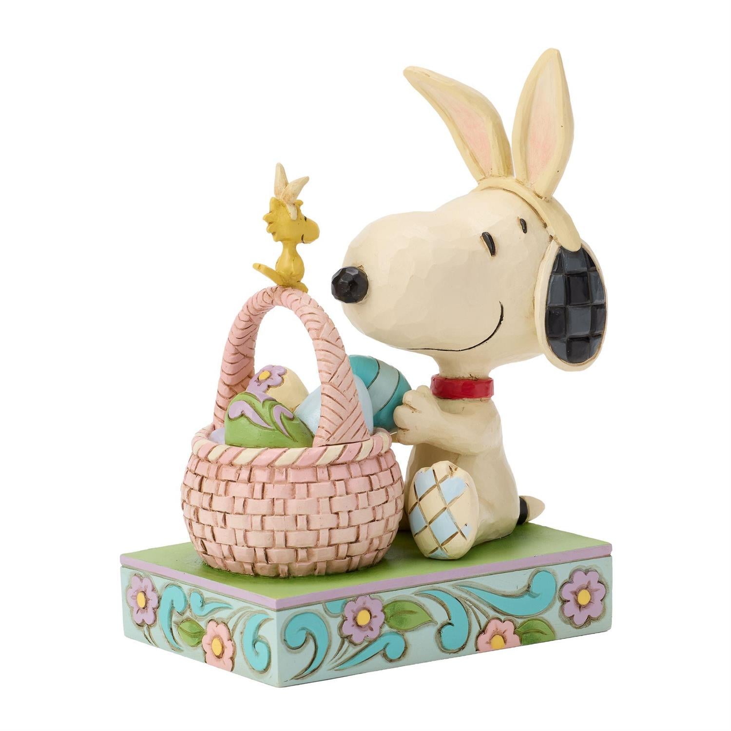 Peanuts Snoopy with Basket of Easter Eggs Figurine (Jim Shore) Gallery Image 4