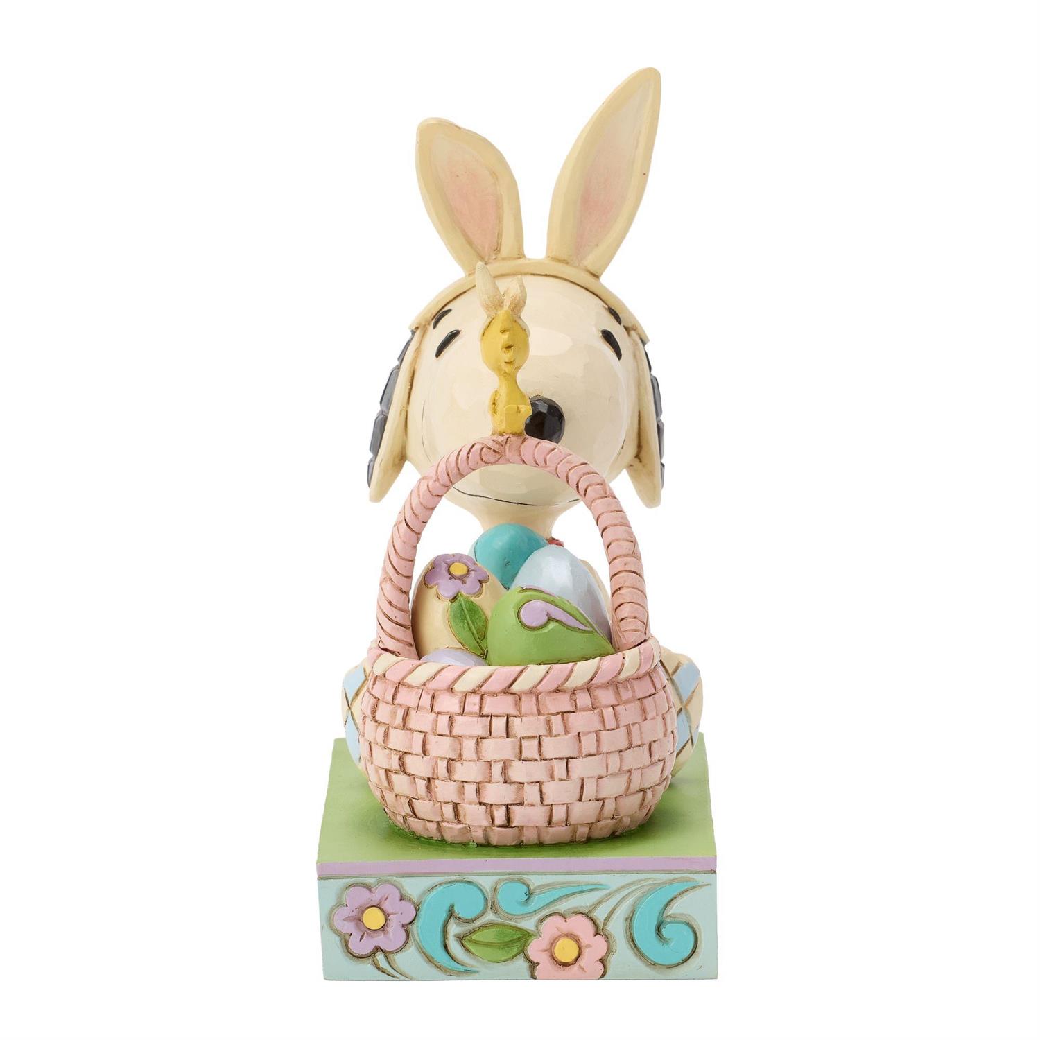 Peanuts Snoopy with Basket of Easter Eggs Figurine (Jim Shore) Gallery Image 8