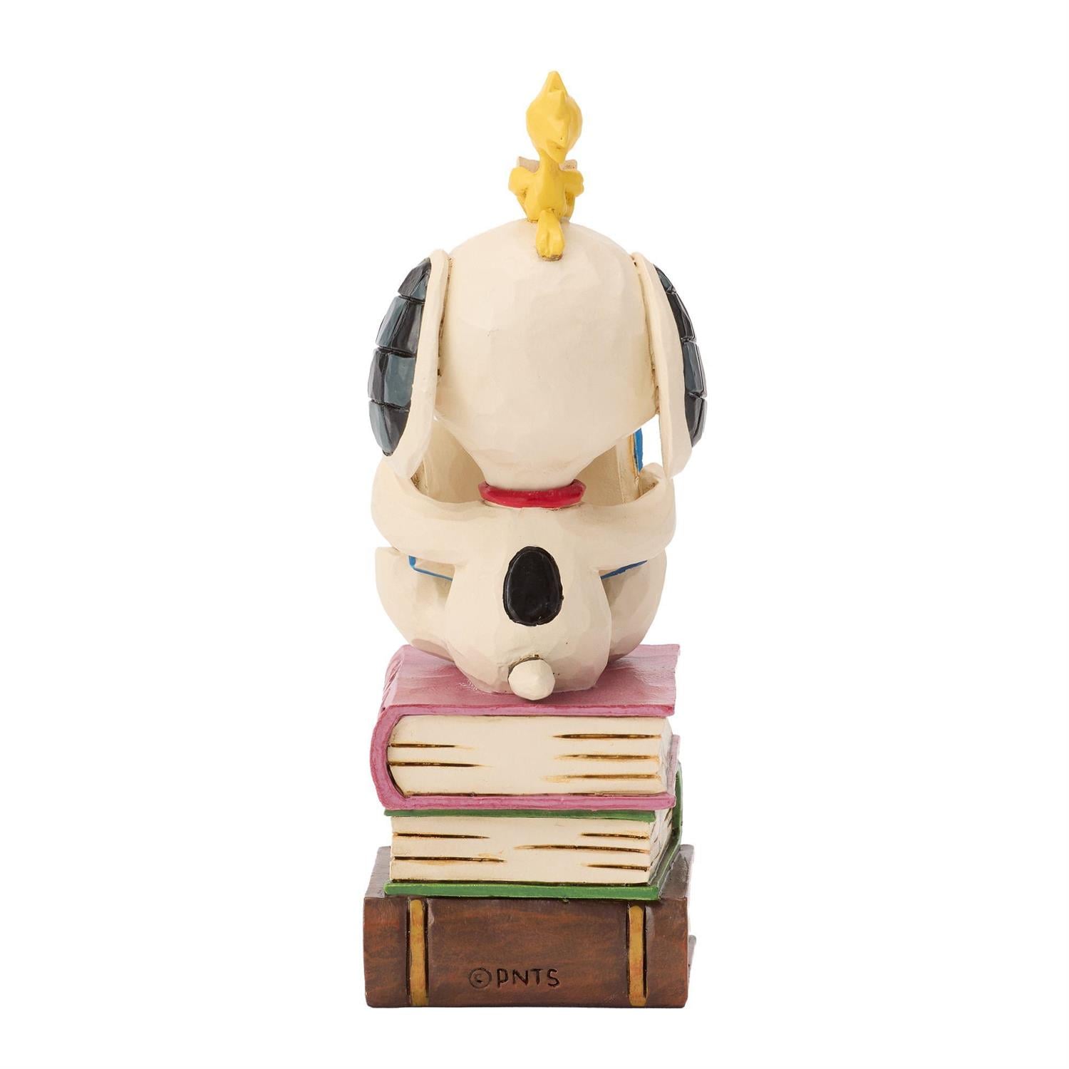 Peanuts Snoopy Reading on Stacked Books Figurine (Jim Shore) Gallery Image 7