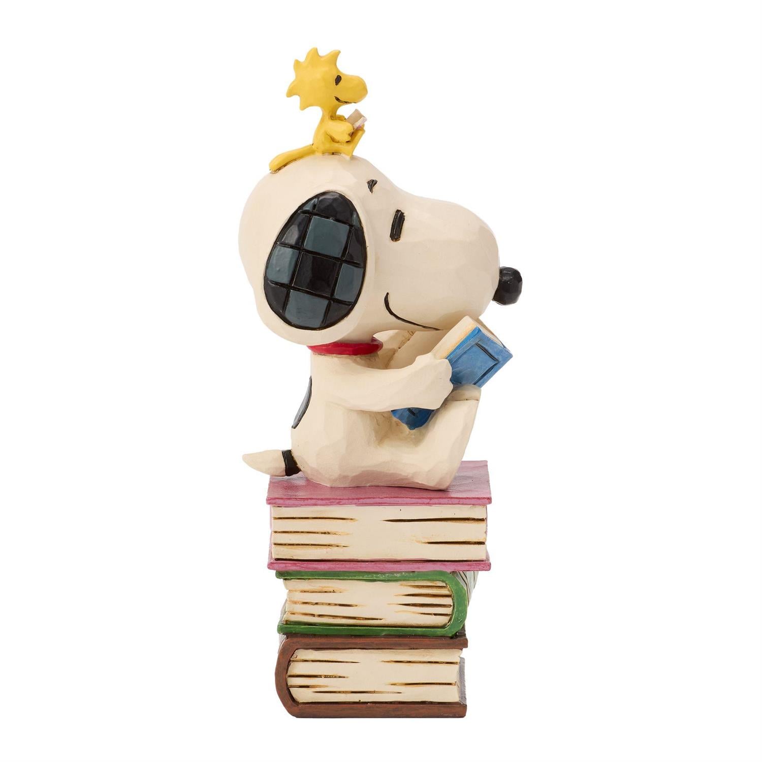 Peanuts Snoopy Reading on Stacked Books Figurine (Jim Shore) Gallery Image 8