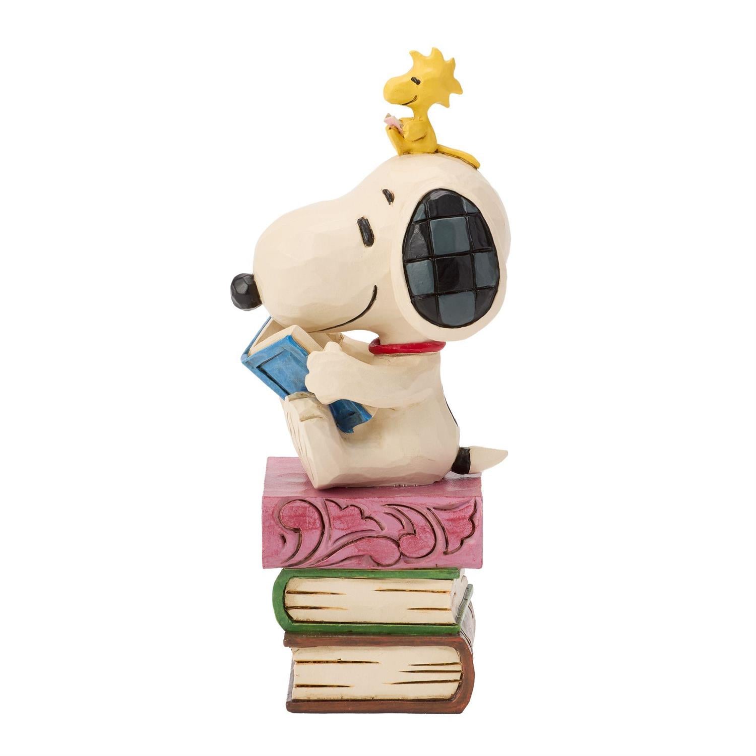 Peanuts Snoopy Reading on Stacked Books Figurine (Jim Shore) Gallery Image 6