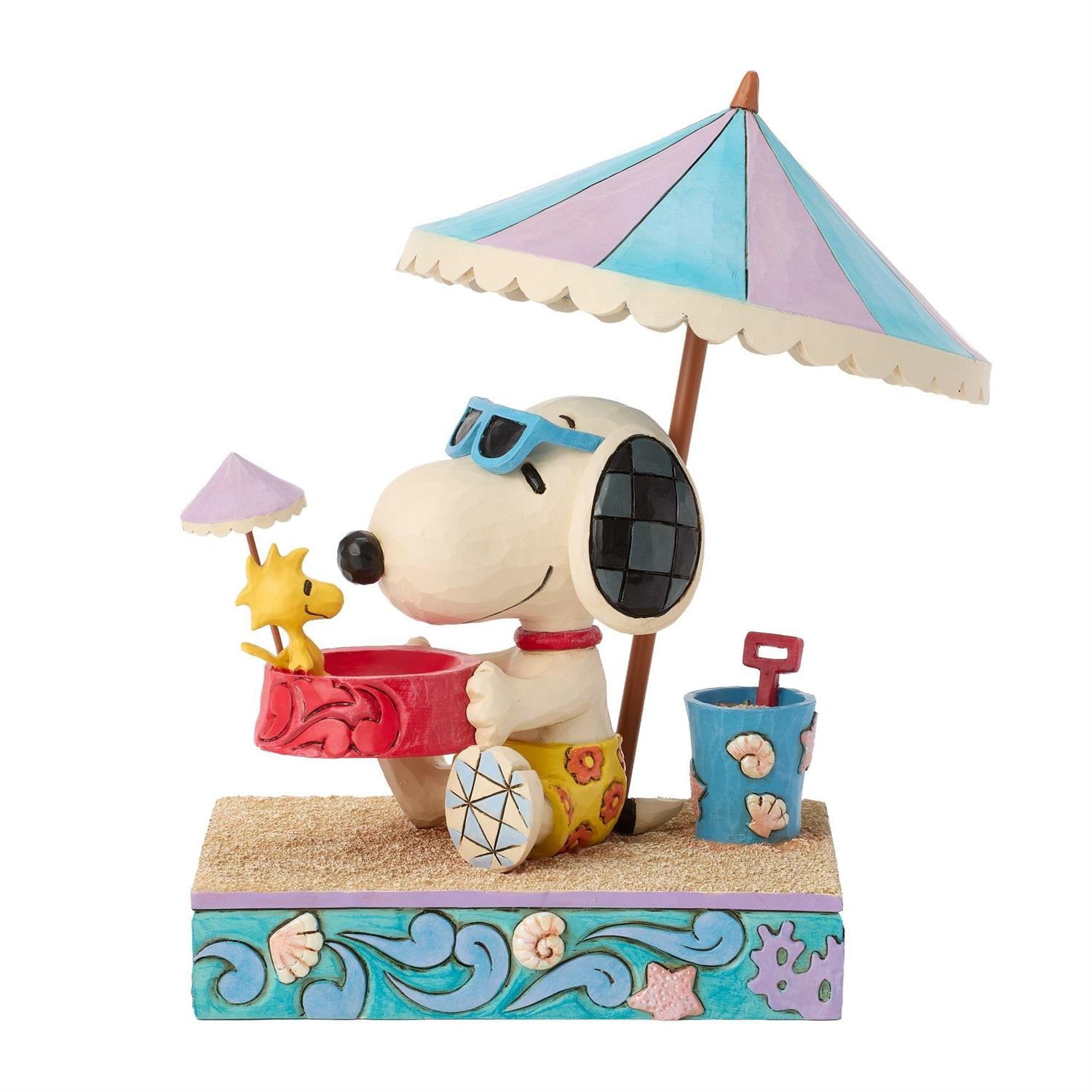 Peanuts Snoopy Holding Woodstock in Bowl Figurine (Jim Shore) Gallery Image 3