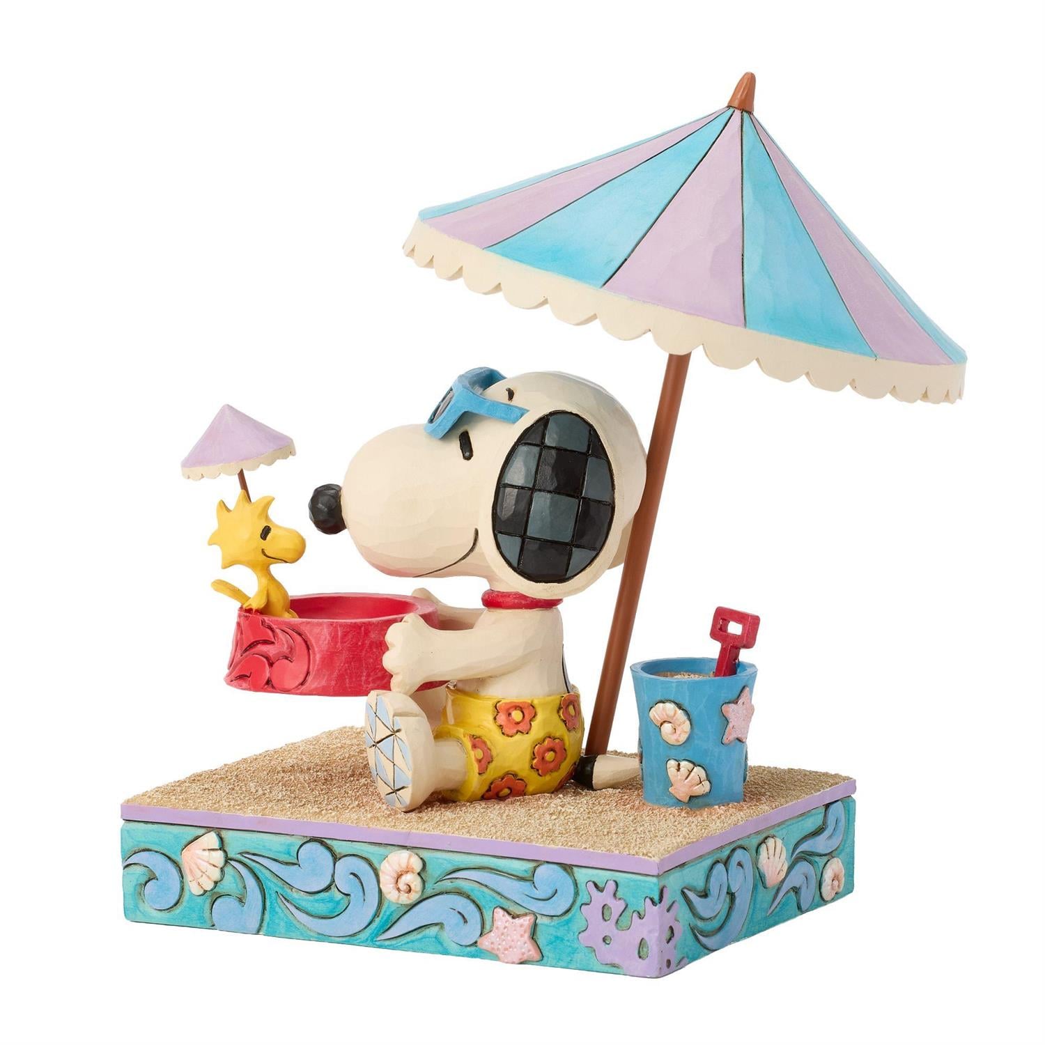 Peanuts Snoopy Holding Woodstock in Bowl Figurine (Jim Shore) Gallery Image 6