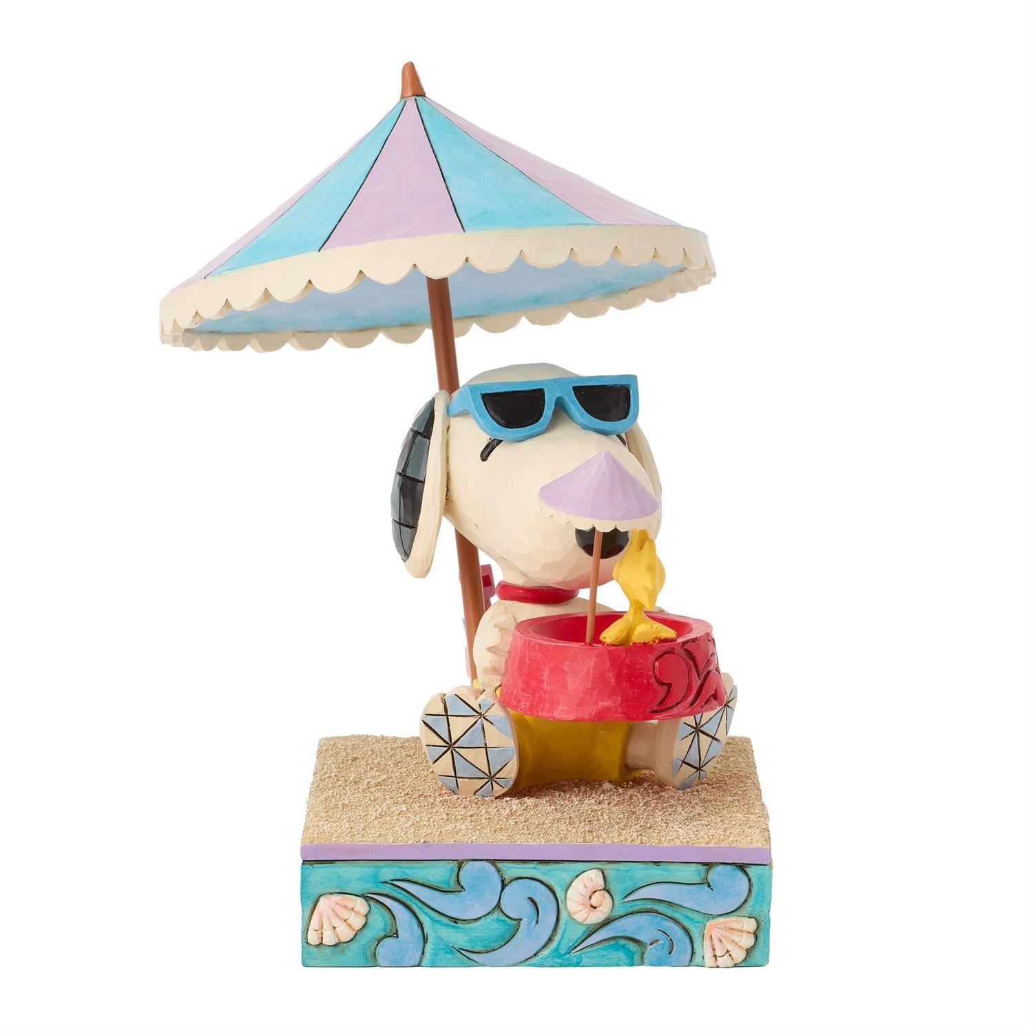 Peanuts Snoopy Holding Woodstock in Bowl Figurine (Jim Shore) Gallery Image 7