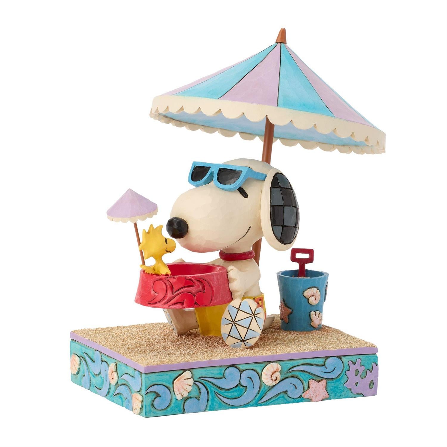 Peanuts Snoopy Holding Woodstock in Bowl Figurine (Jim Shore) Gallery Image 4