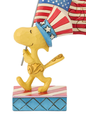 Peanuts Patriotic Woodstock with Flag Figurine (Jim Shore) Gallery Image 2