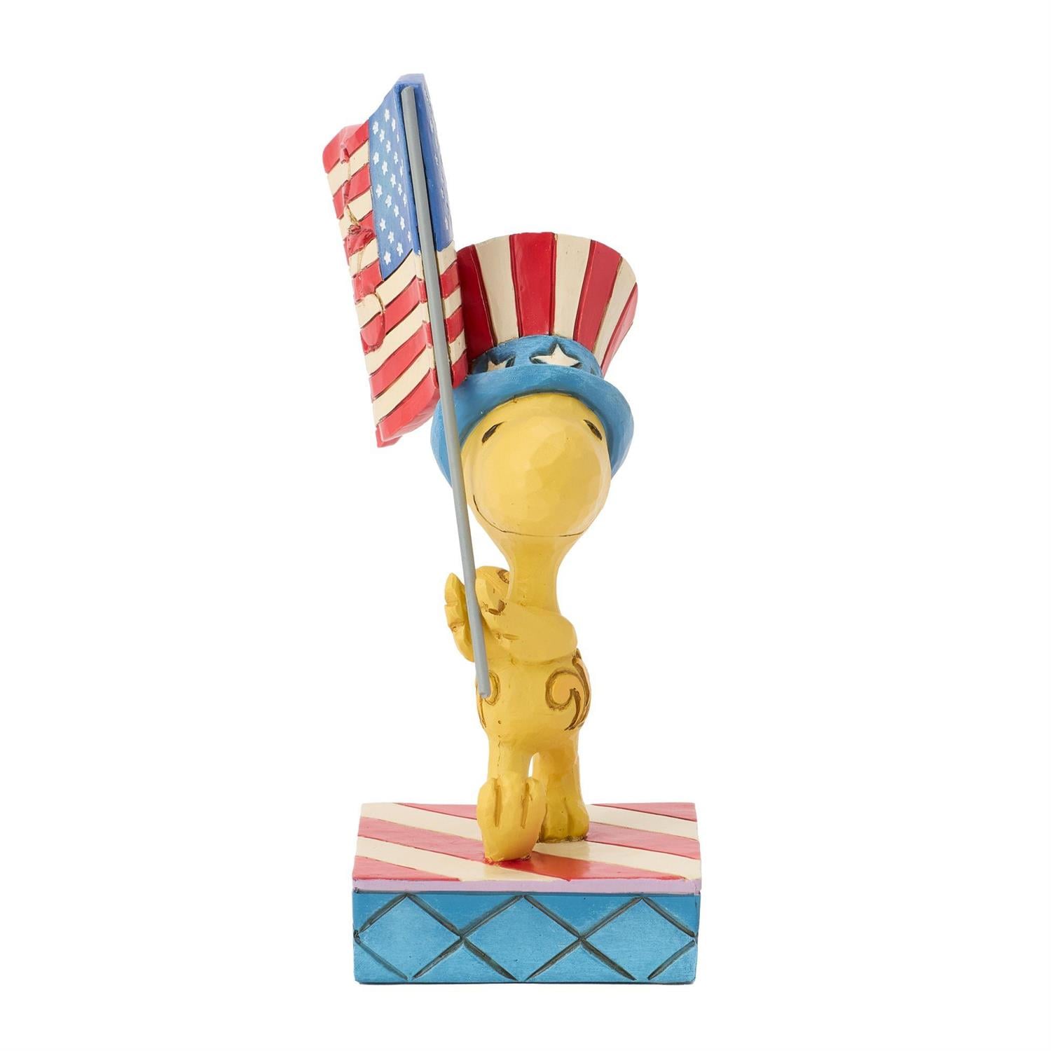 Peanuts Patriotic Woodstock with Flag Figurine (Jim Shore) Gallery Image 8