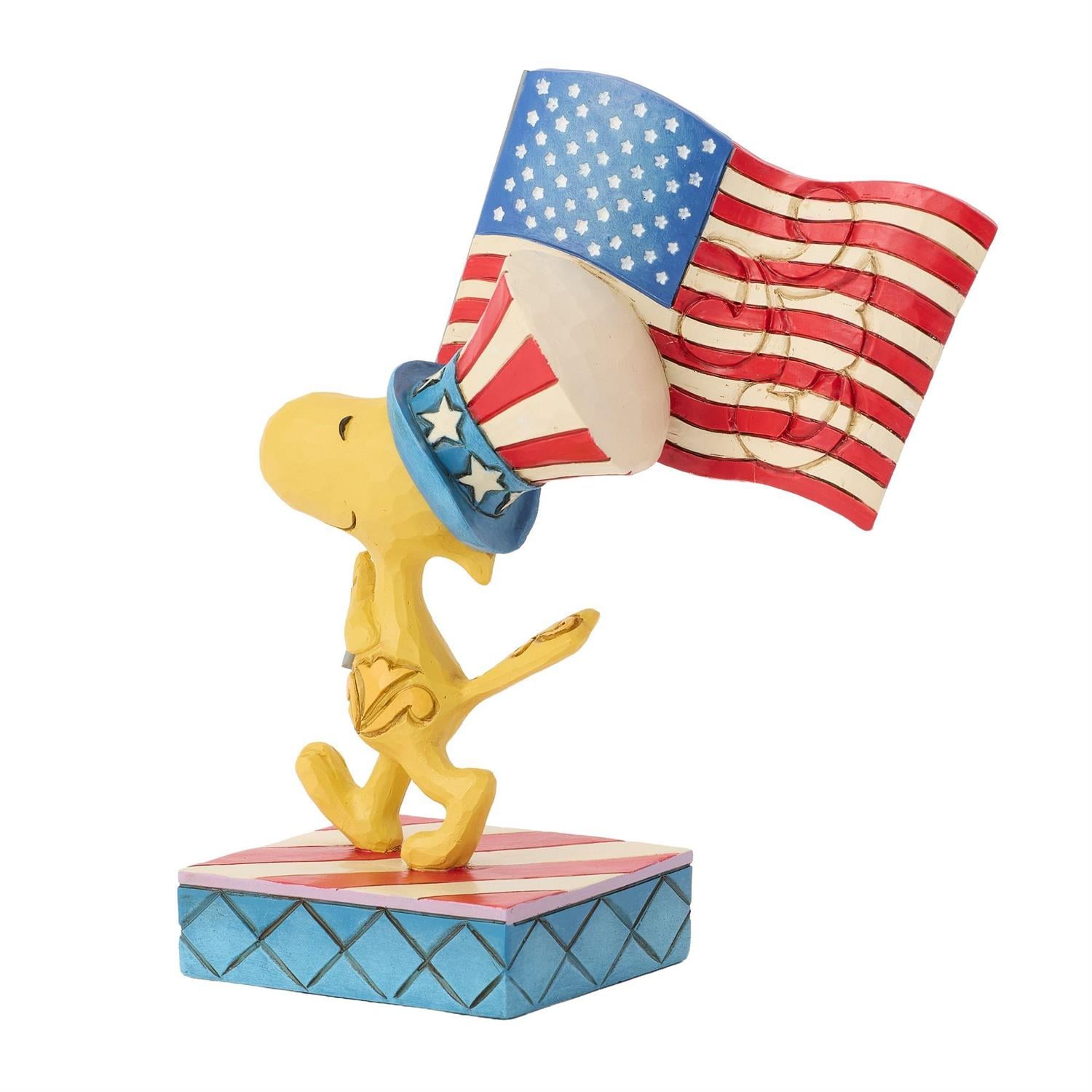 Peanuts Patriotic Woodstock with Flag Figurine (Jim Shore) Gallery Image 5