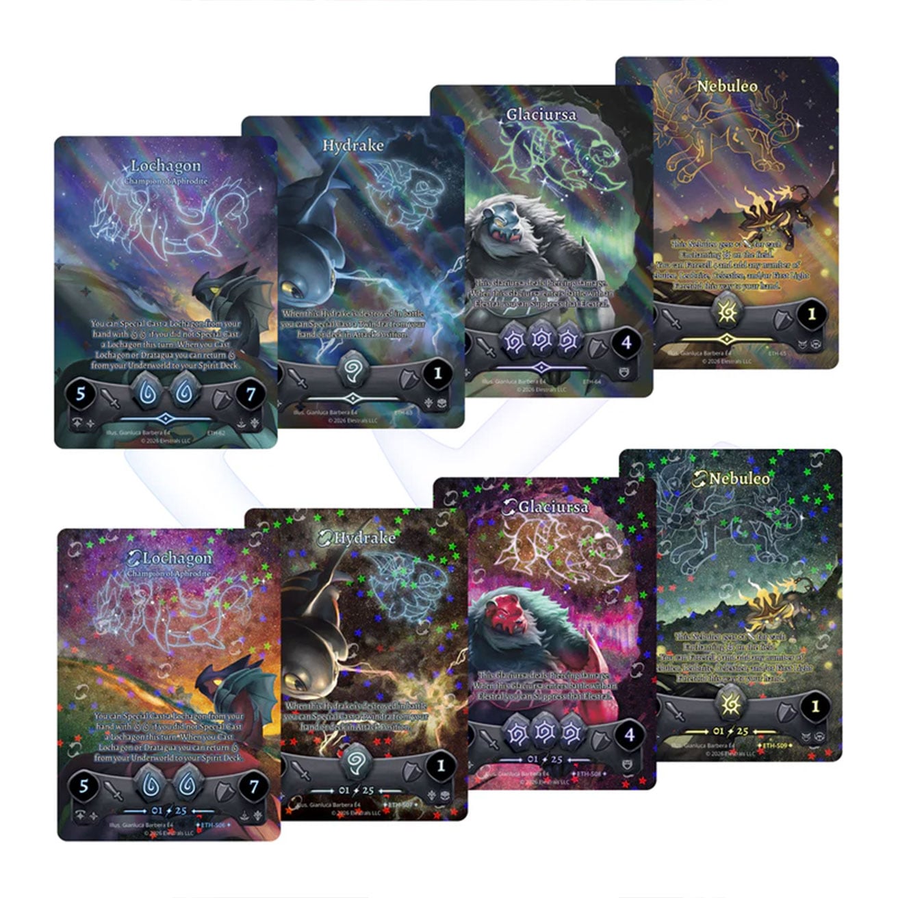 Elestrals Trading Card Game Shattered Stars: Ethereal Ascended