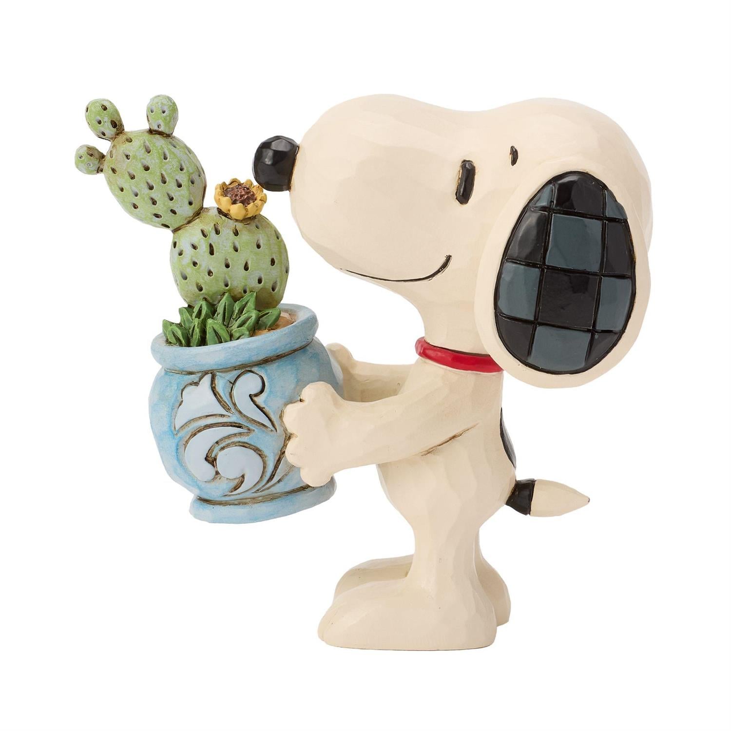 Peanuts Snoopy with Plant Mini Figurine (Jim Shore) Gallery Image 3