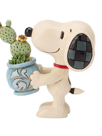 Peanuts Snoopy with Plant Mini Figurine (Jim Shore) Gallery Image 2