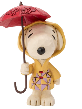 Peanuts Snoopy in Raincoat Mini Figurine (Jim Shore) Gallery Image 2