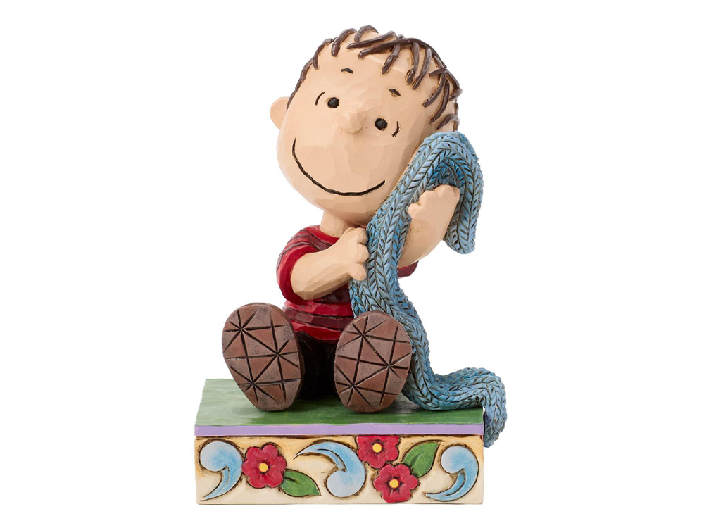 Peanuts Linus Sitting with Blanket Figurine (Jim Shore) Gallery Image 1