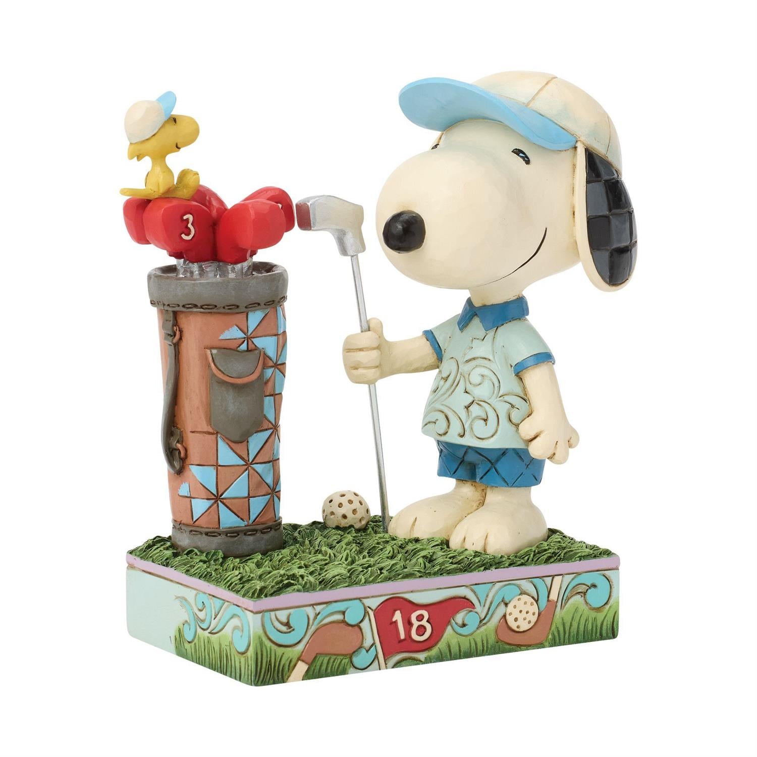 Peanuts Snoopy and Woodstock Golfing Figurine (Jim Shore) Gallery Image 4