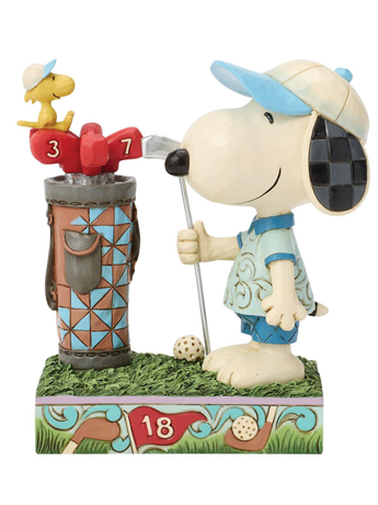 Peanuts Snoopy and Woodstock Golfing Figurine (Jim Shore) Gallery Image 2