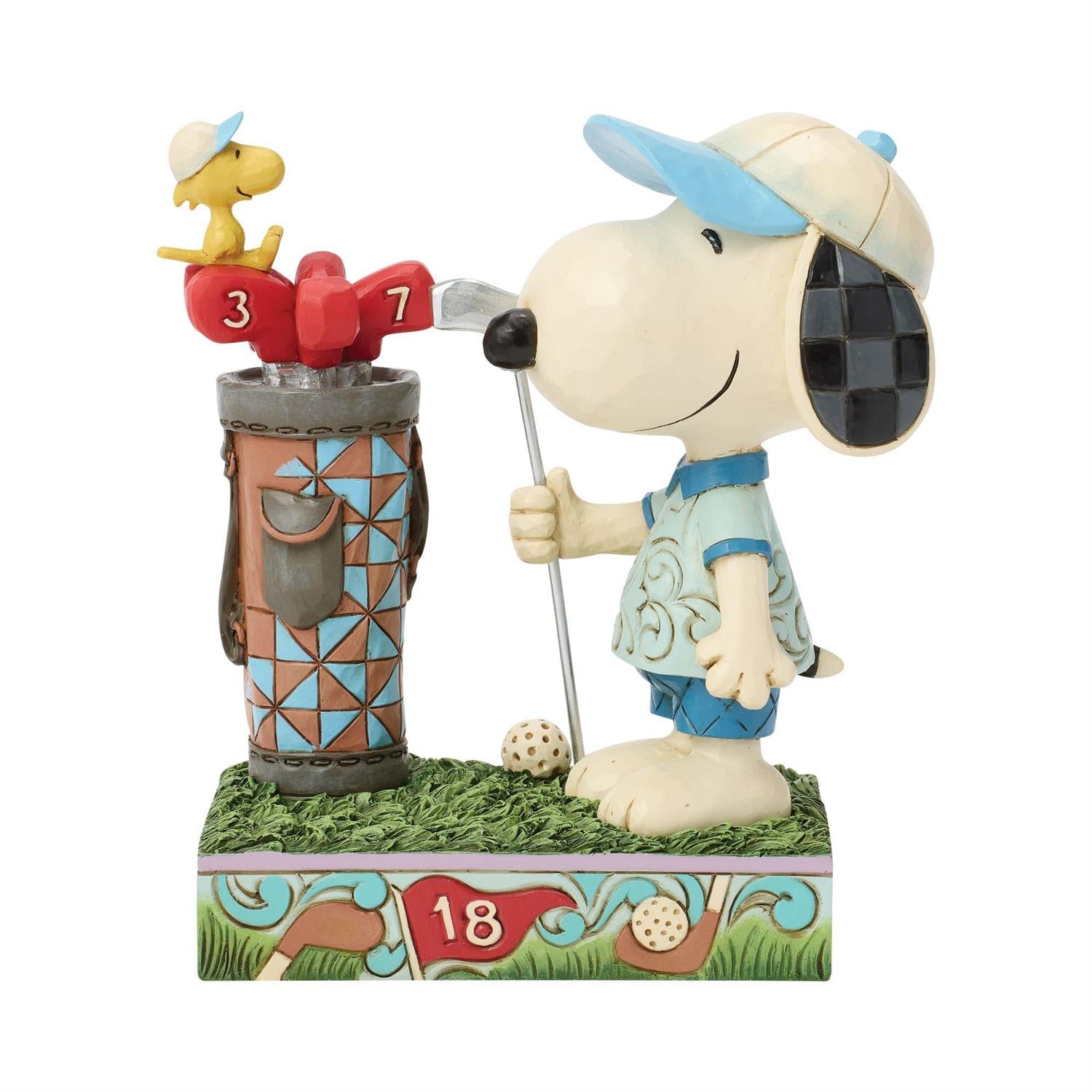 Peanuts Snoopy and Woodstock Golfing Figurine (Jim Shore) Gallery Image 3