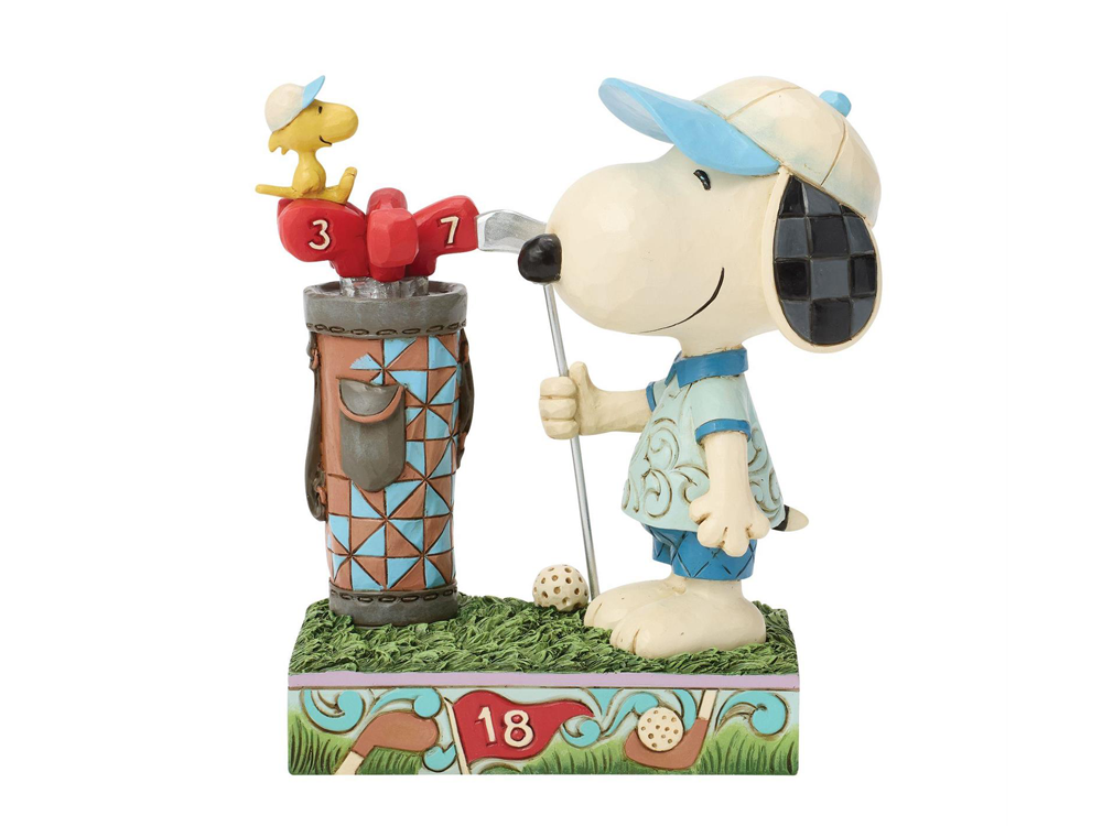 Peanuts Snoopy and Woodstock Golfing Figurine (Jim Shore) Gallery Image 1
