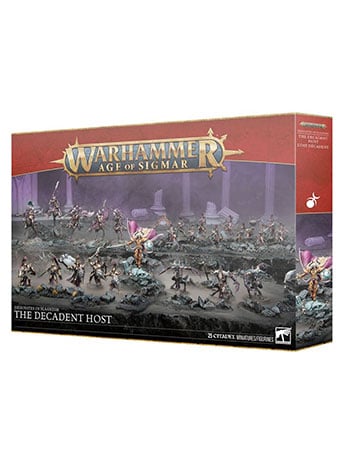 Warhammer Age of Sigmar Battleforce: Hedonites of Slaanesh The Decadent Host Citadel Miniatures Set Gallery Image 2