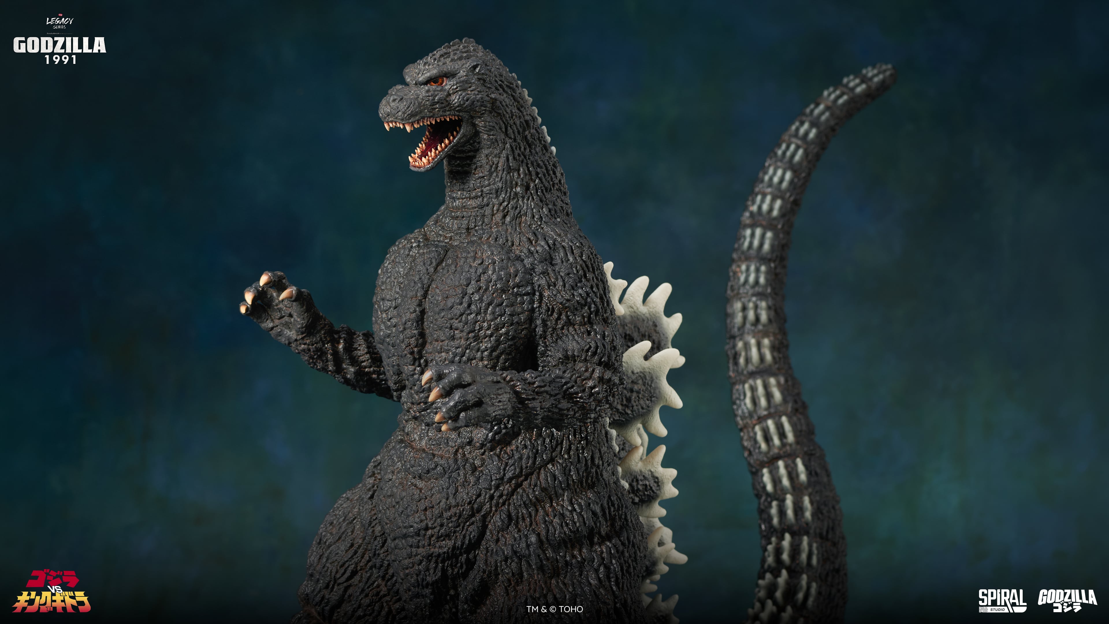 Godzilla vs. King Ghidorah (1991) The Legacy Series: Tanaka Kenichi Modeling Collection Godzilla Limited Edition Statue Gallery Image 20
