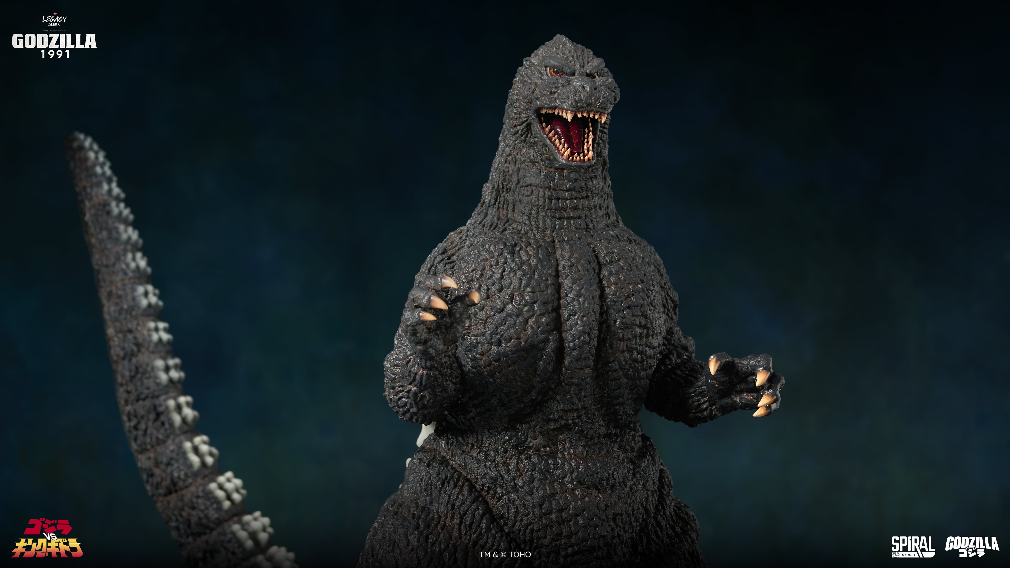Godzilla vs. King Ghidorah (1991) The Legacy Series: Tanaka Kenichi Modeling Collection Godzilla Limited Edition Statue Gallery Image 10