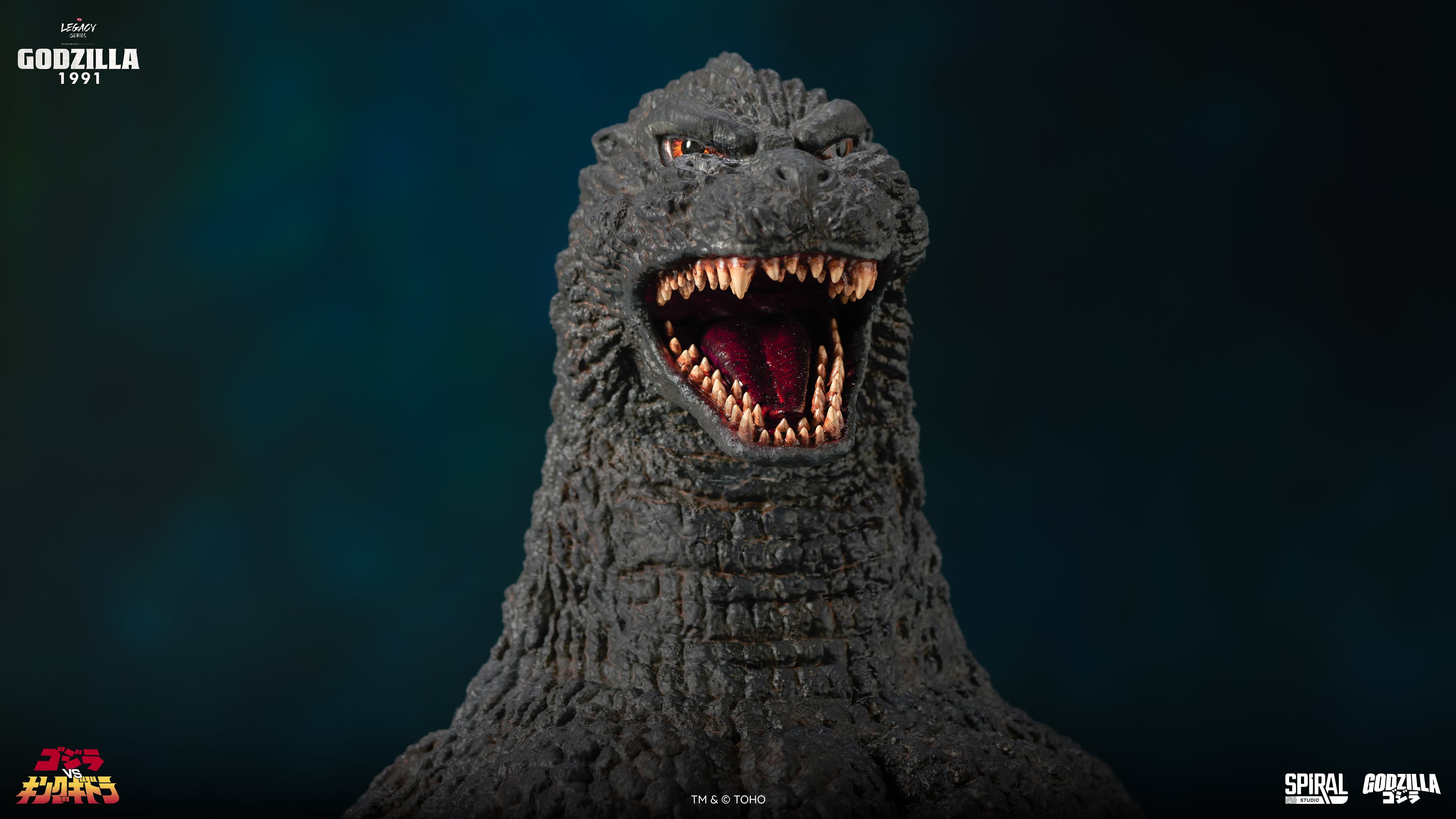 Godzilla vs. King Ghidorah (1991) The Legacy Series: Tanaka Kenichi Modeling Collection Godzilla Limited Edition Statue Gallery Image 16