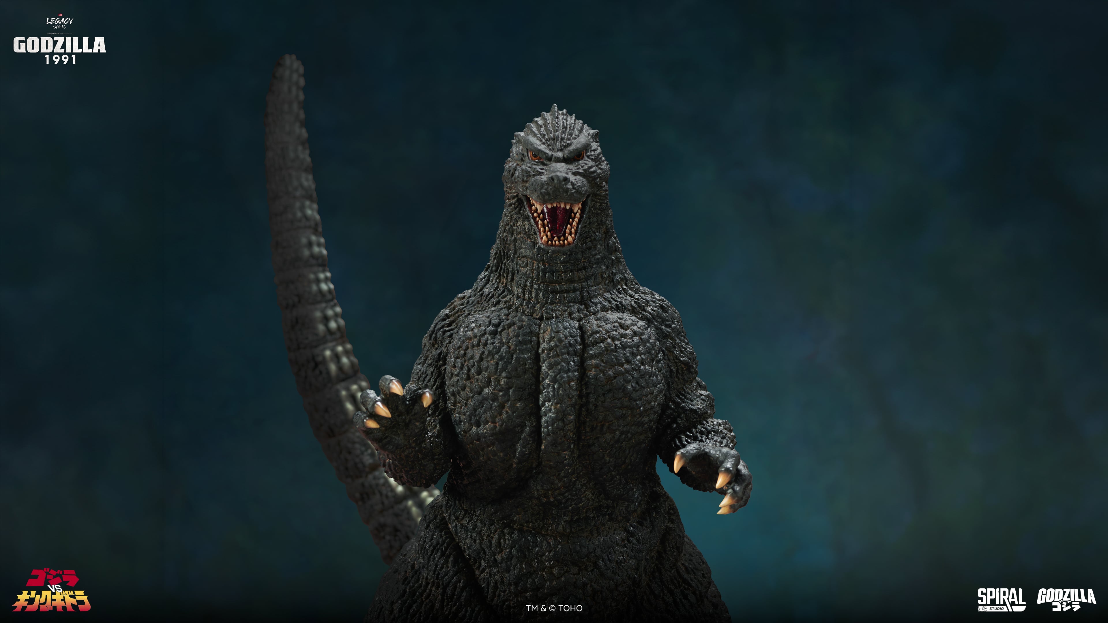 Godzilla vs. King Ghidorah (1991) The Legacy Series: Tanaka Kenichi Modeling Collection Godzilla Limited Edition Statue Gallery Image 18