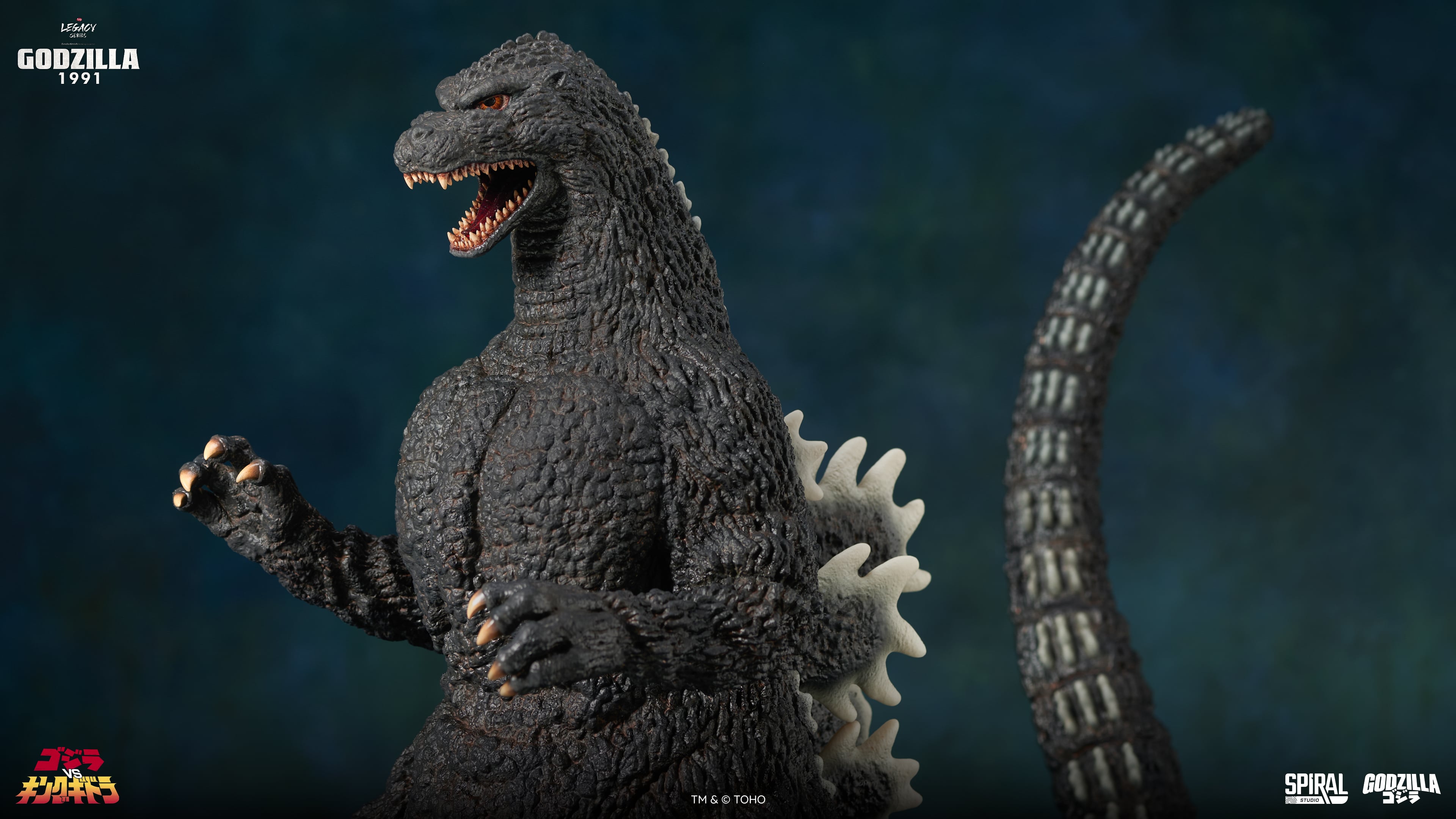 Godzilla vs. King Ghidorah (1991) The Legacy Series: Tanaka Kenichi Modeling Collection Godzilla Limited Edition Statue Gallery Image 24