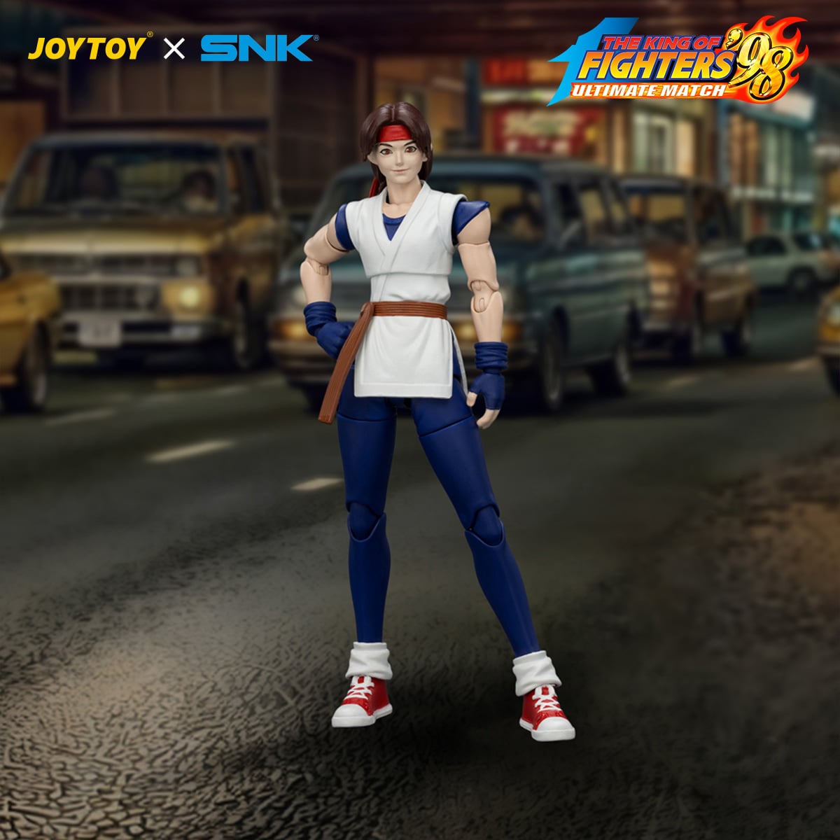 The King of Fighters '98: Ultimate Match Art of Fighting Team Yuri Sakazaki 1/18 Scale Action Figure Gallery Image 3
