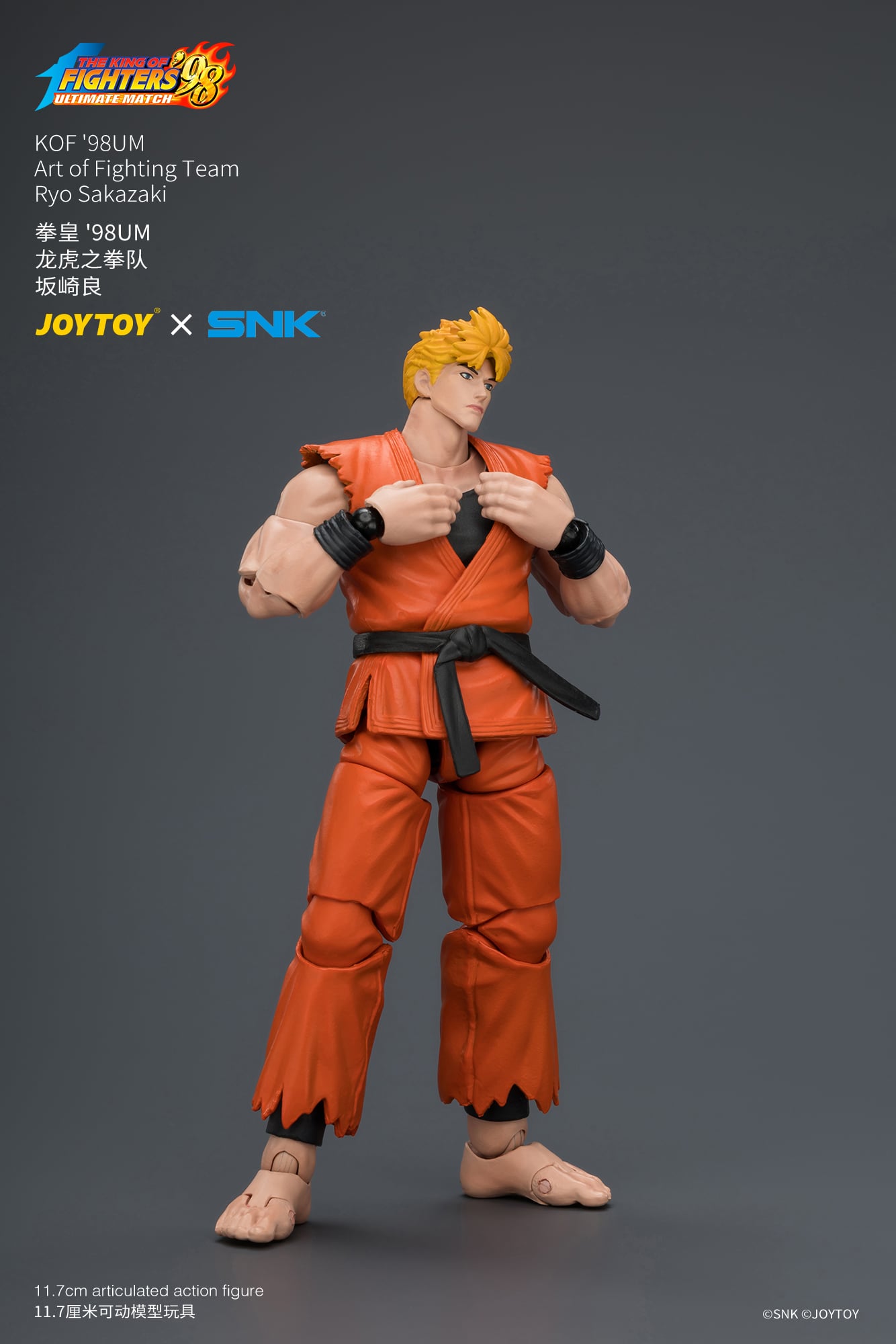 The King of Fighters '98: Ultimate Match Art of Fighting Team Ryo Sakazaki 1/18 Scale Action Figure Gallery Image 5