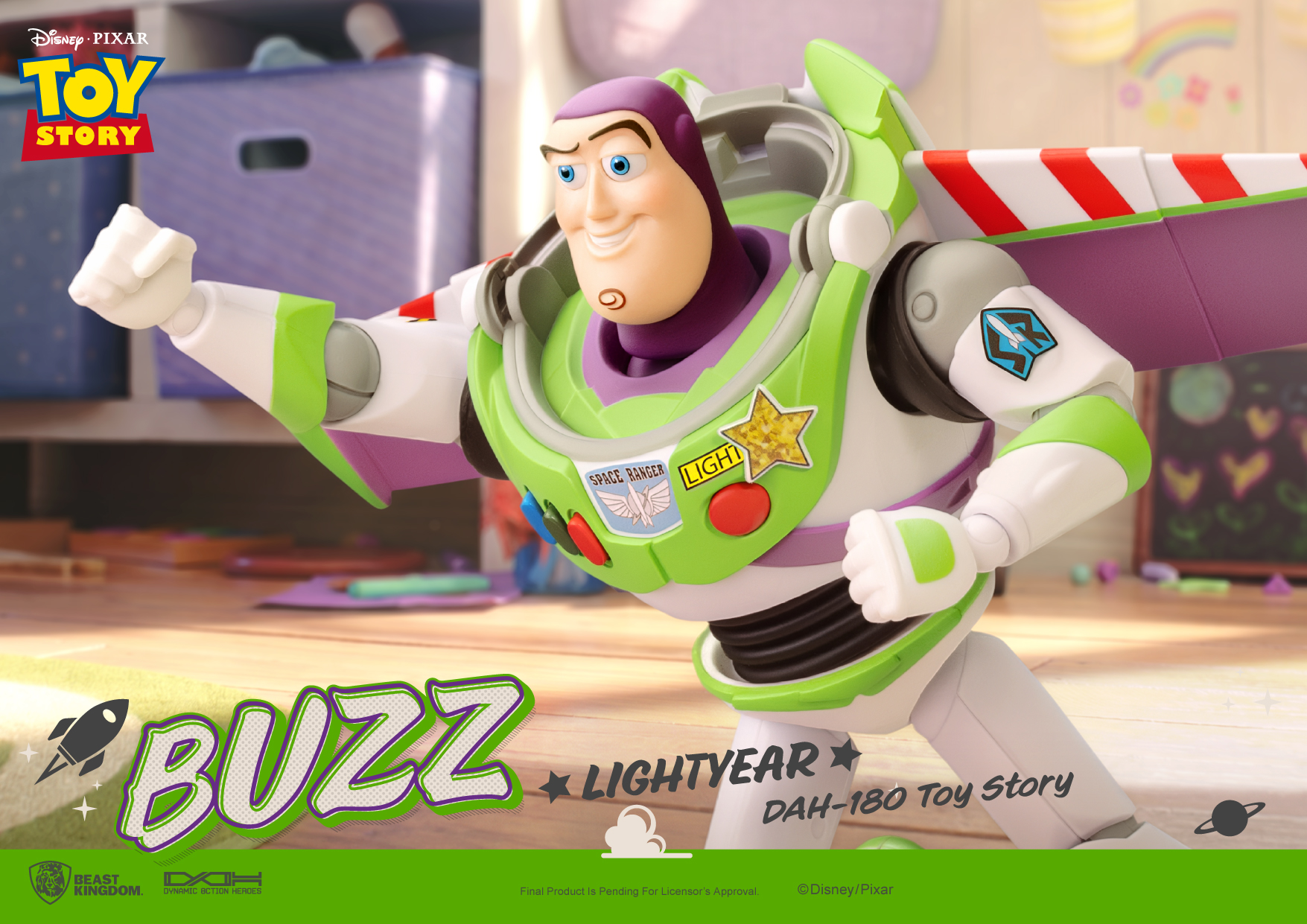 Toy Story Dynamic 8ction Heroes DAH-180 Buzz Lightyear Action Figure Gallery Image 8