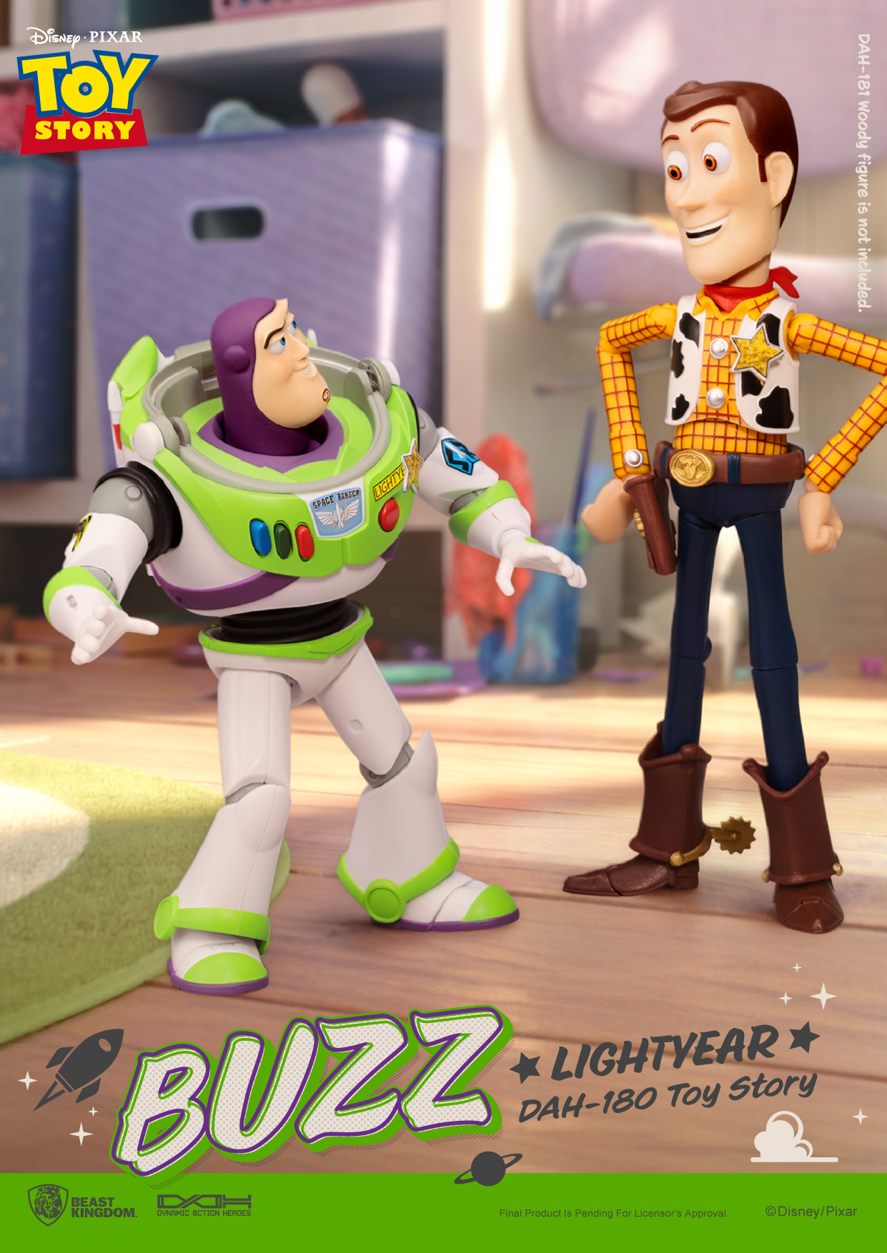Toy Story Dynamic 8ction Heroes DAH-180 Buzz Lightyear Action Figure Gallery Image 11