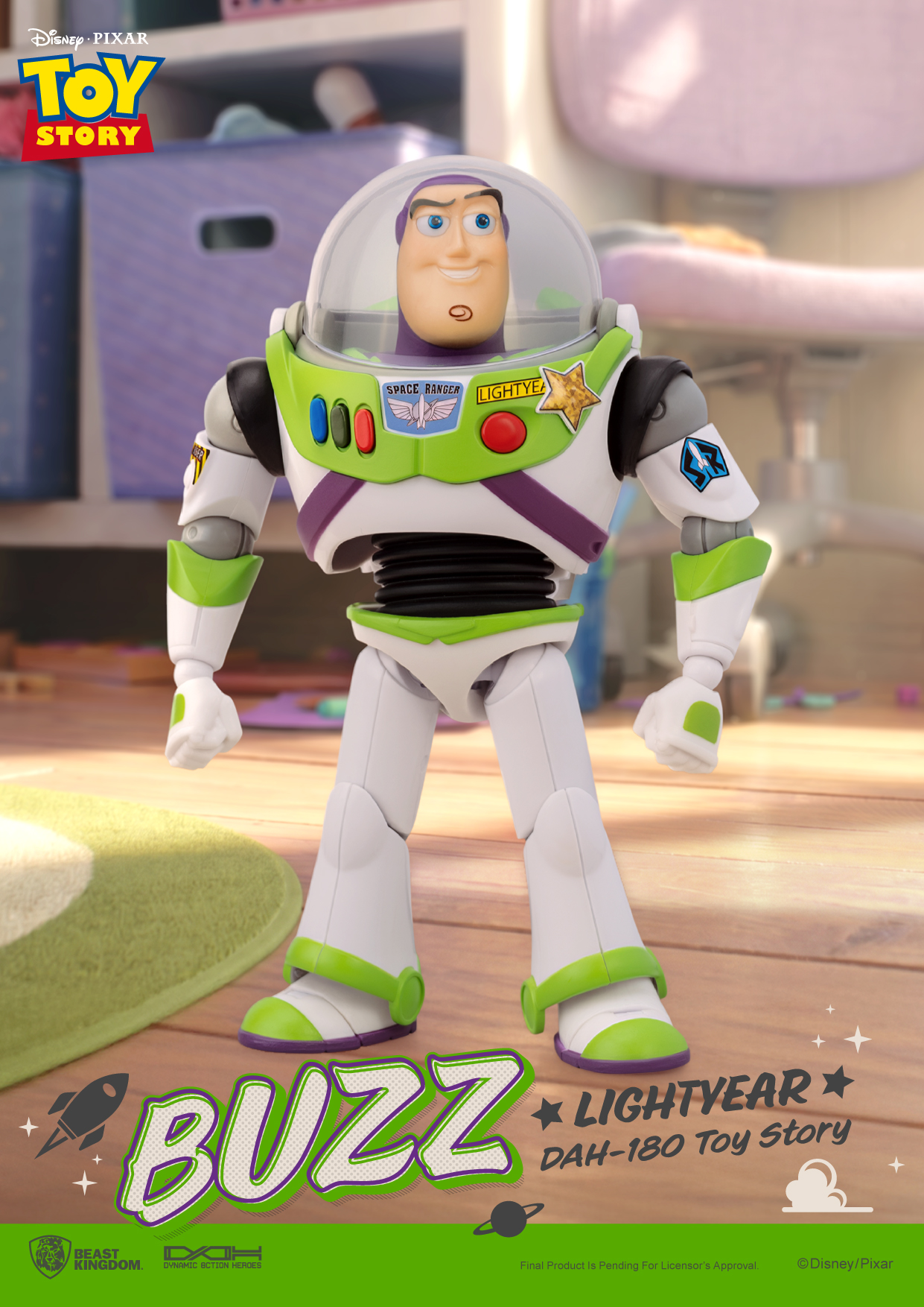 Toy Story Dynamic 8ction Heroes DAH-180 Buzz Lightyear Action Figure Gallery Image 3