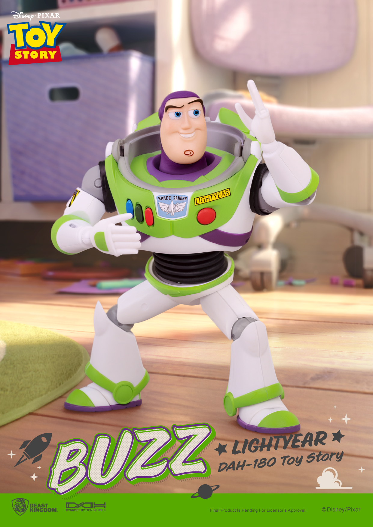 Toy Story Dynamic 8ction Heroes DAH-180 Buzz Lightyear Action Figure Gallery Image 4