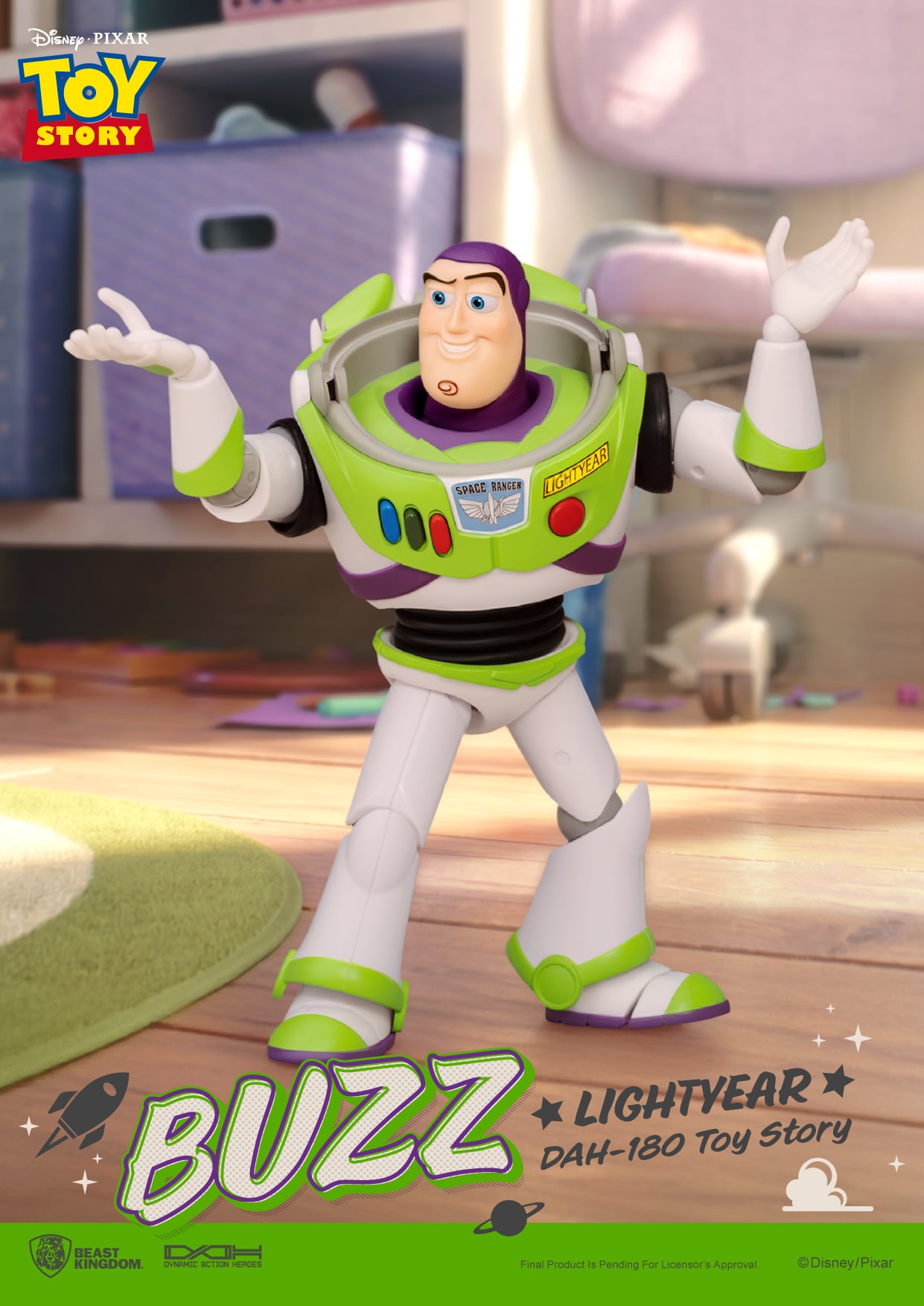 Toy Story Dynamic 8ction Heroes DAH-180 Buzz Lightyear Action Figure Gallery Image 5