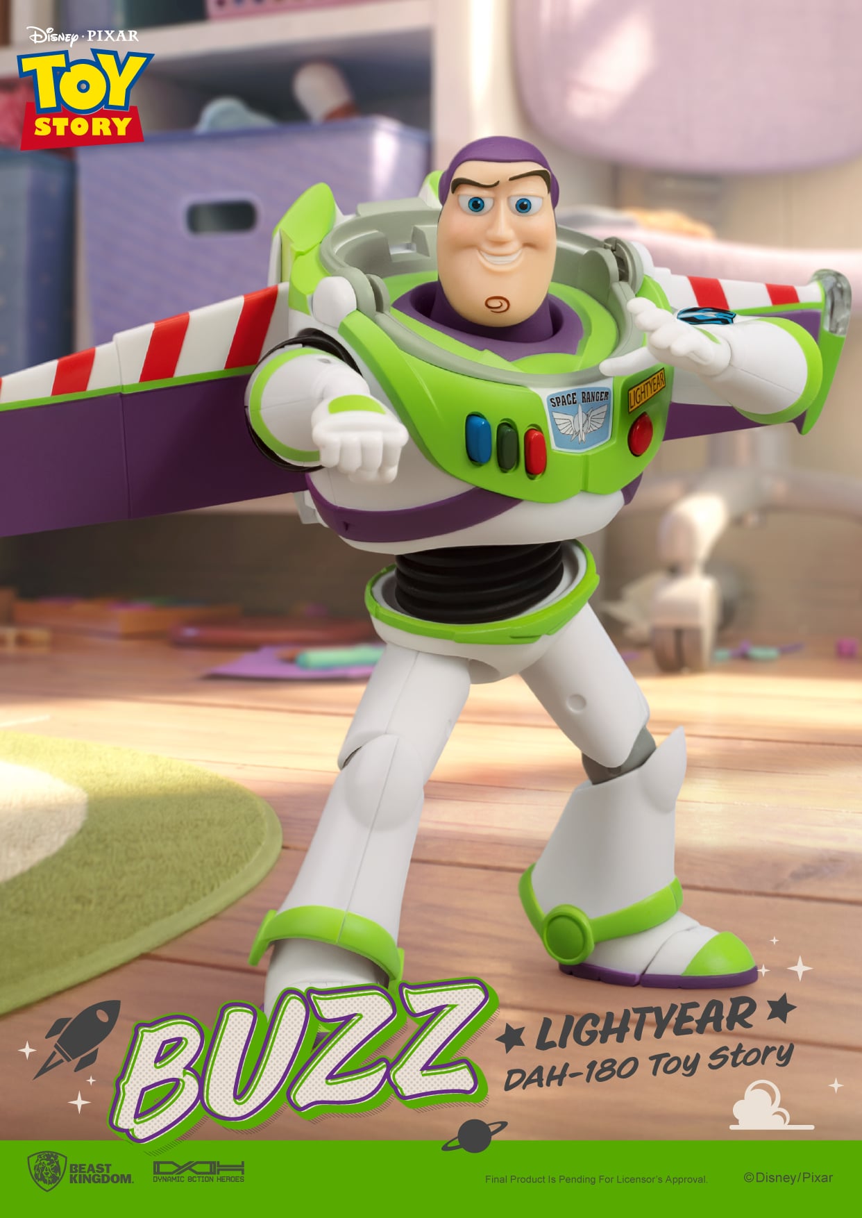 Toy Story Dynamic 8ction Heroes DAH-180 Buzz Lightyear Action Figure Gallery Image 6