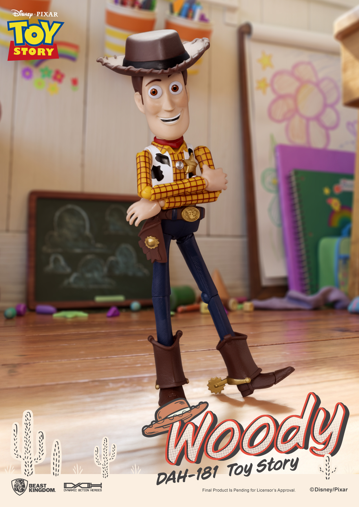 Toy Story Dynamic 8ction Heroes DAH-181 Woody Action Figure Gallery Image 4