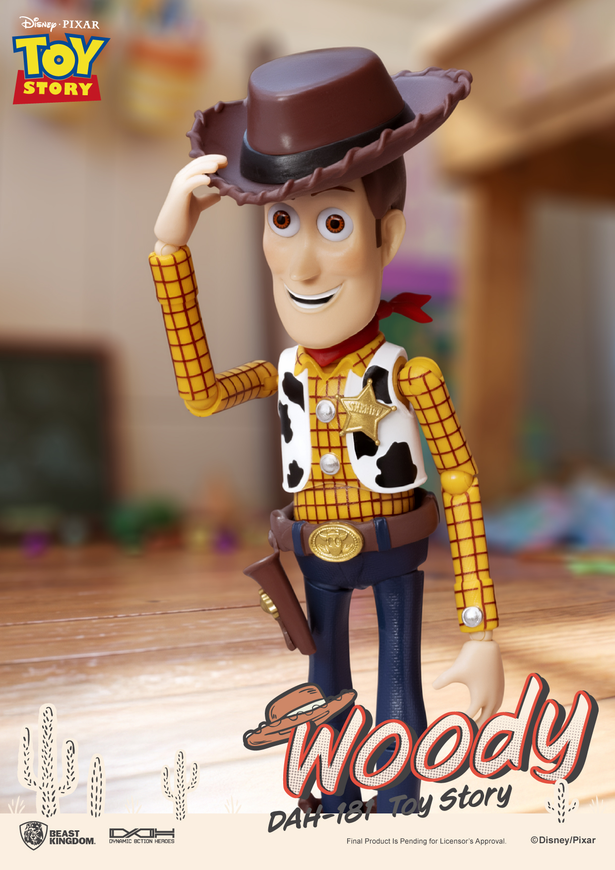 Toy Story Dynamic 8ction Heroes DAH-181 Woody Action Figure Gallery Image 6