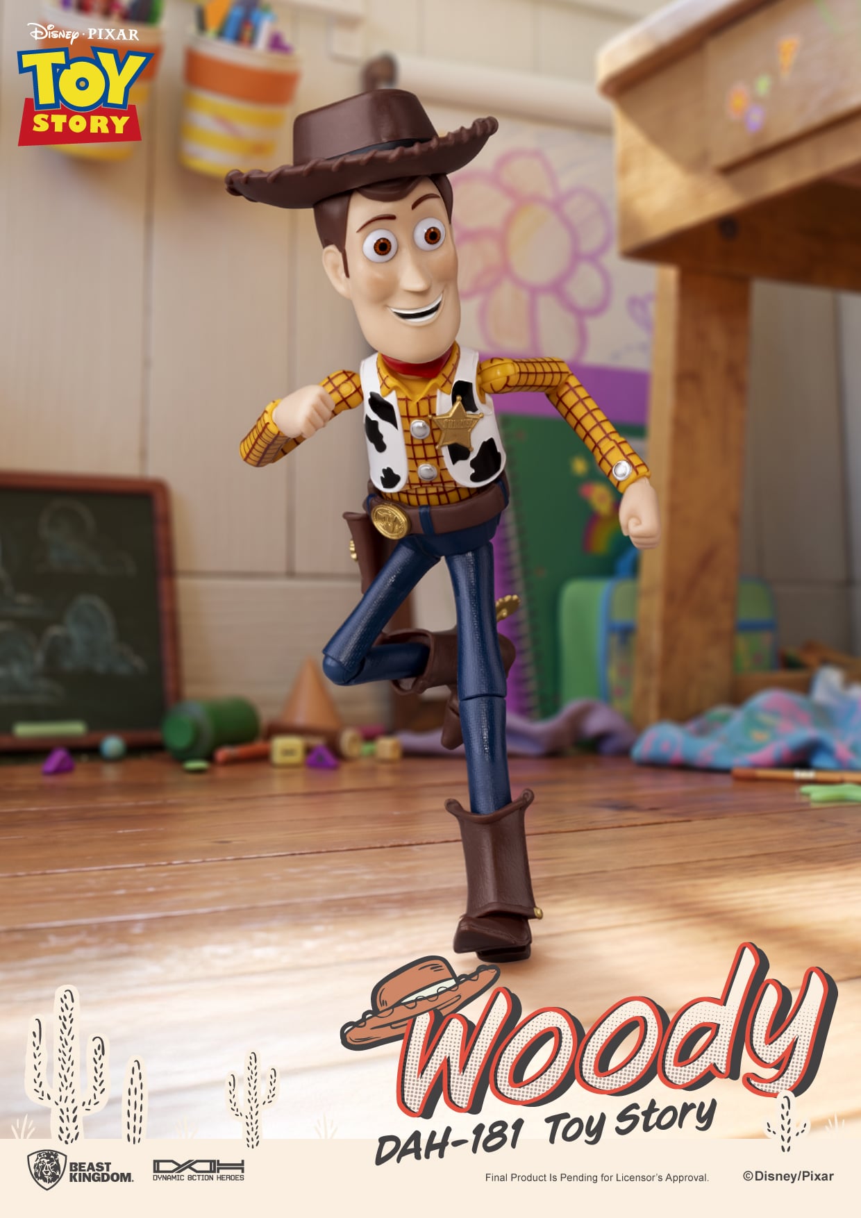 Toy Story Dynamic 8ction Heroes DAH-181 Woody Action Figure Gallery Image 5