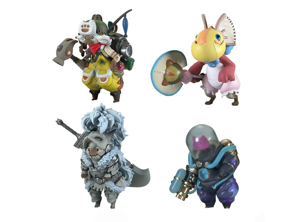 Monster Hunter Capcom Figure Builder Standard Model Plus Vol.1 Palico Collection Box of 4 Figures Gallery Image 1