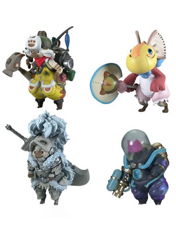 Monster Hunter Capcom Figure Builder Standard Model Plus Vol.1 Palico Collection Box of 4 Figures Gallery Image 2